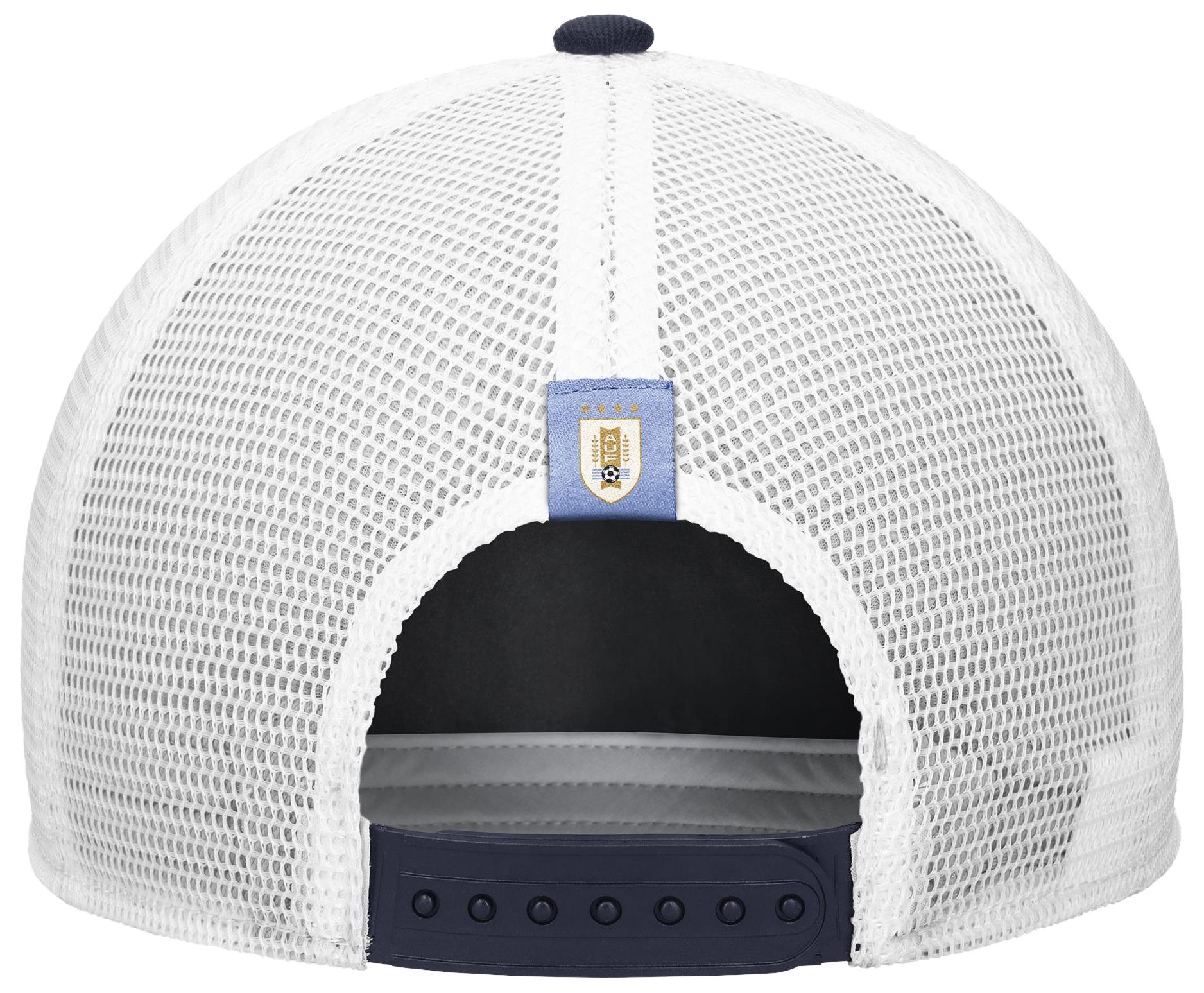 Nike Adult Uruguay 2026 Navy Wordmark Adjustable Trucker Hat product image