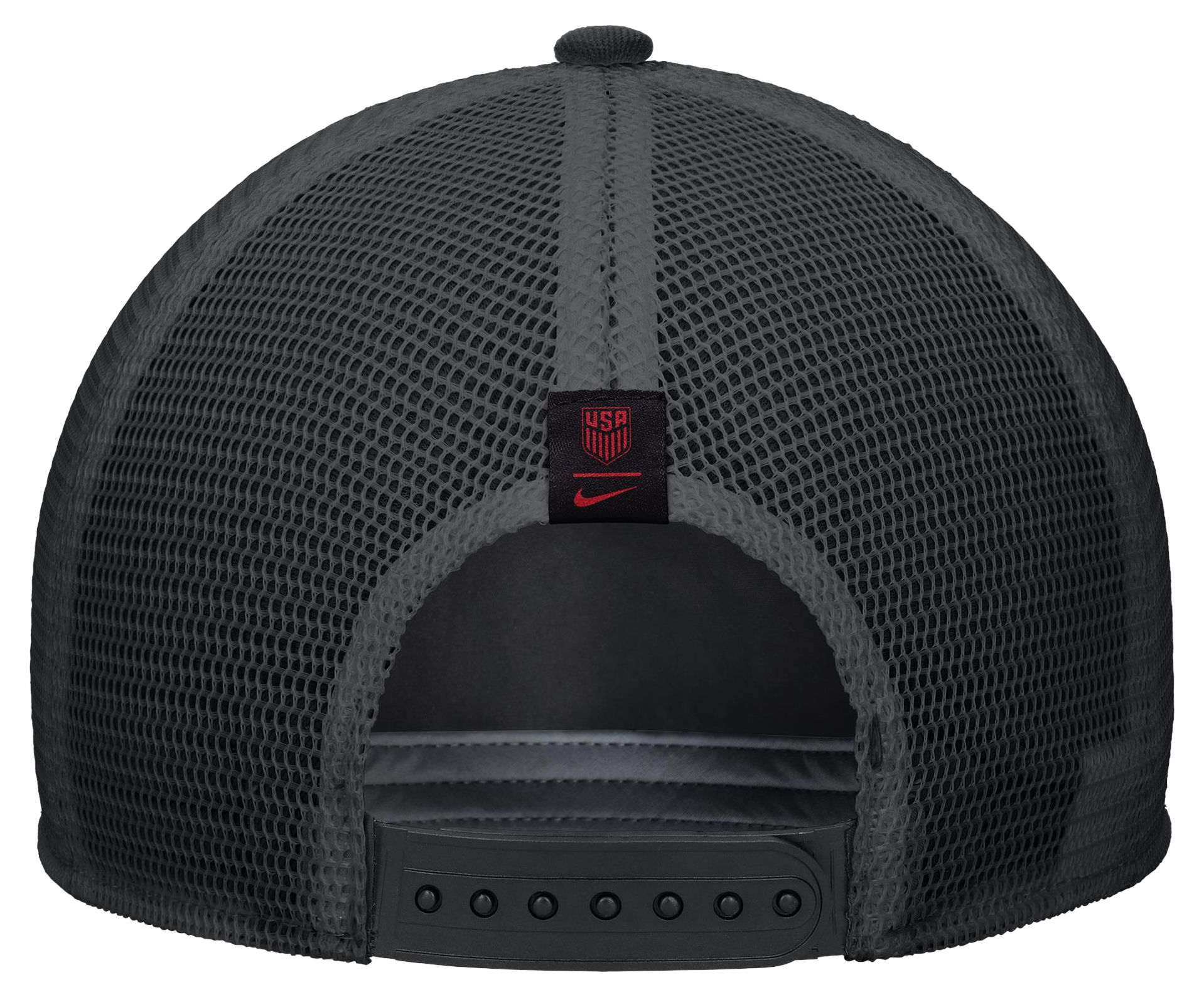 Nike Adult USMNT 2026 Black Adjustable Trucker Hat product image