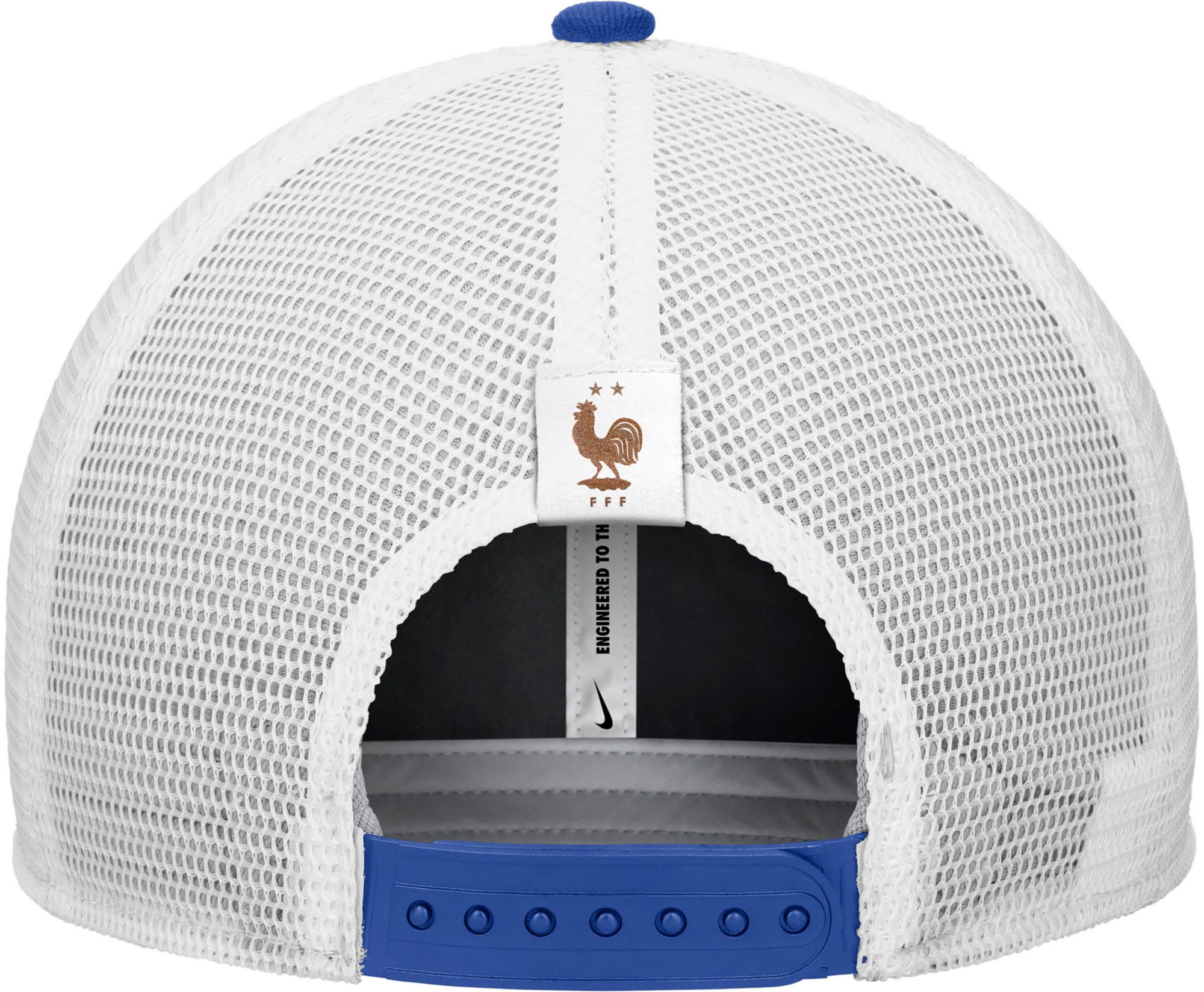 Nike Adult France 2026 Royal Blue Wordmark Adjustable Trucker Hat product image