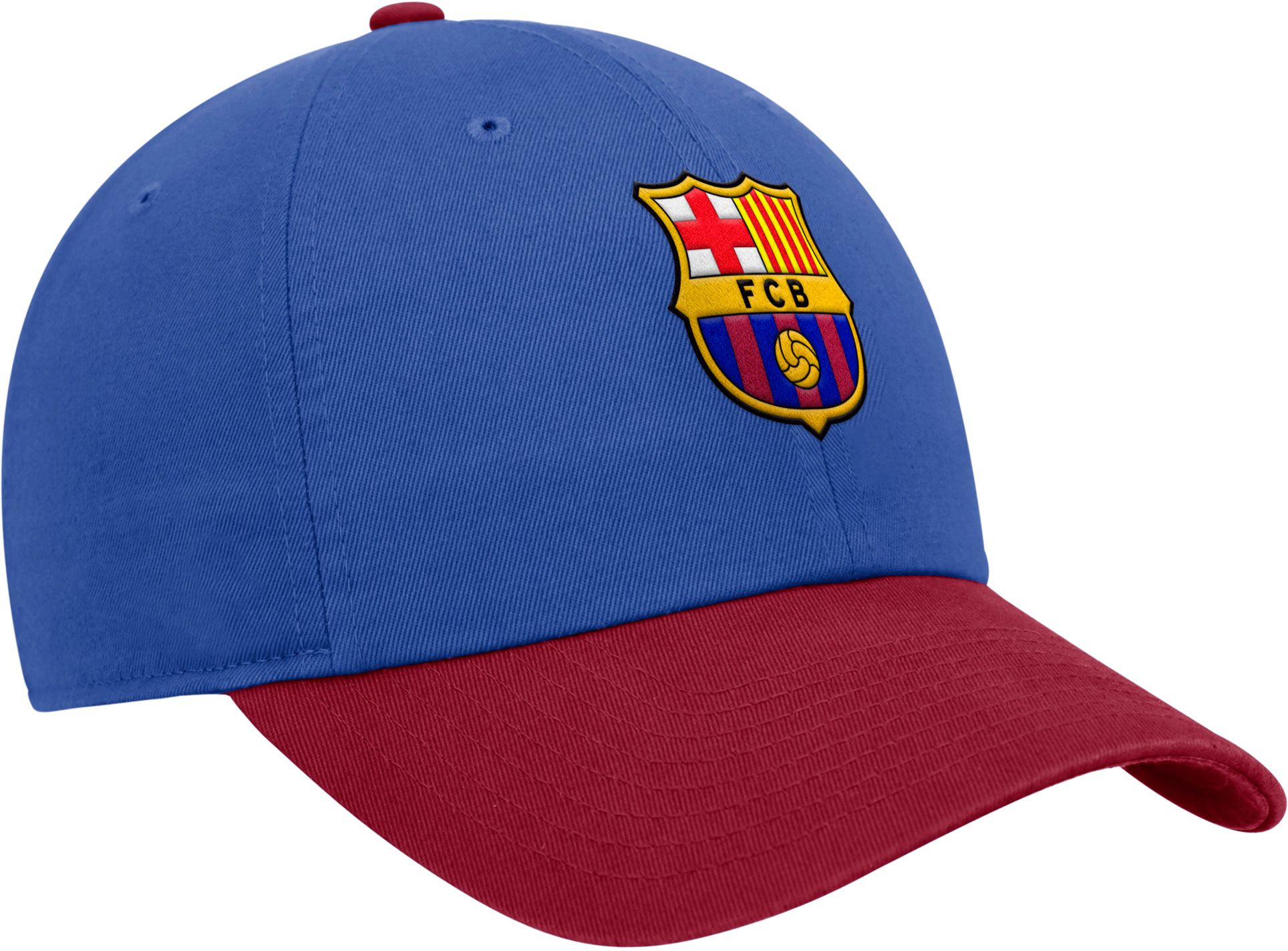 Nike Adult FC Barcelona Blue Core Team 2-Tone Crest Dad Hat product image