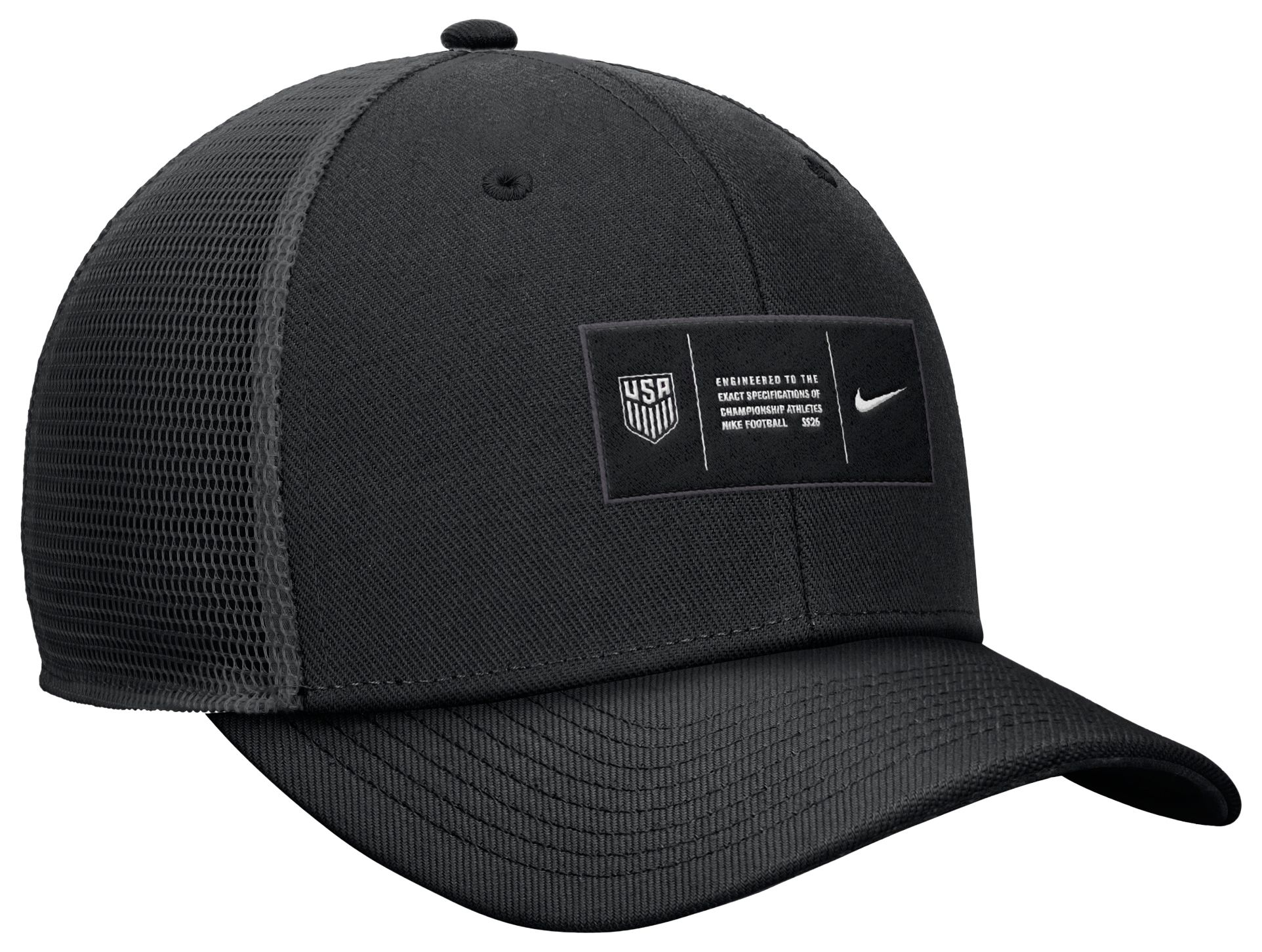 Nike Adult USMNT 2026 Black Badge Adjustable Trucker Hat product image