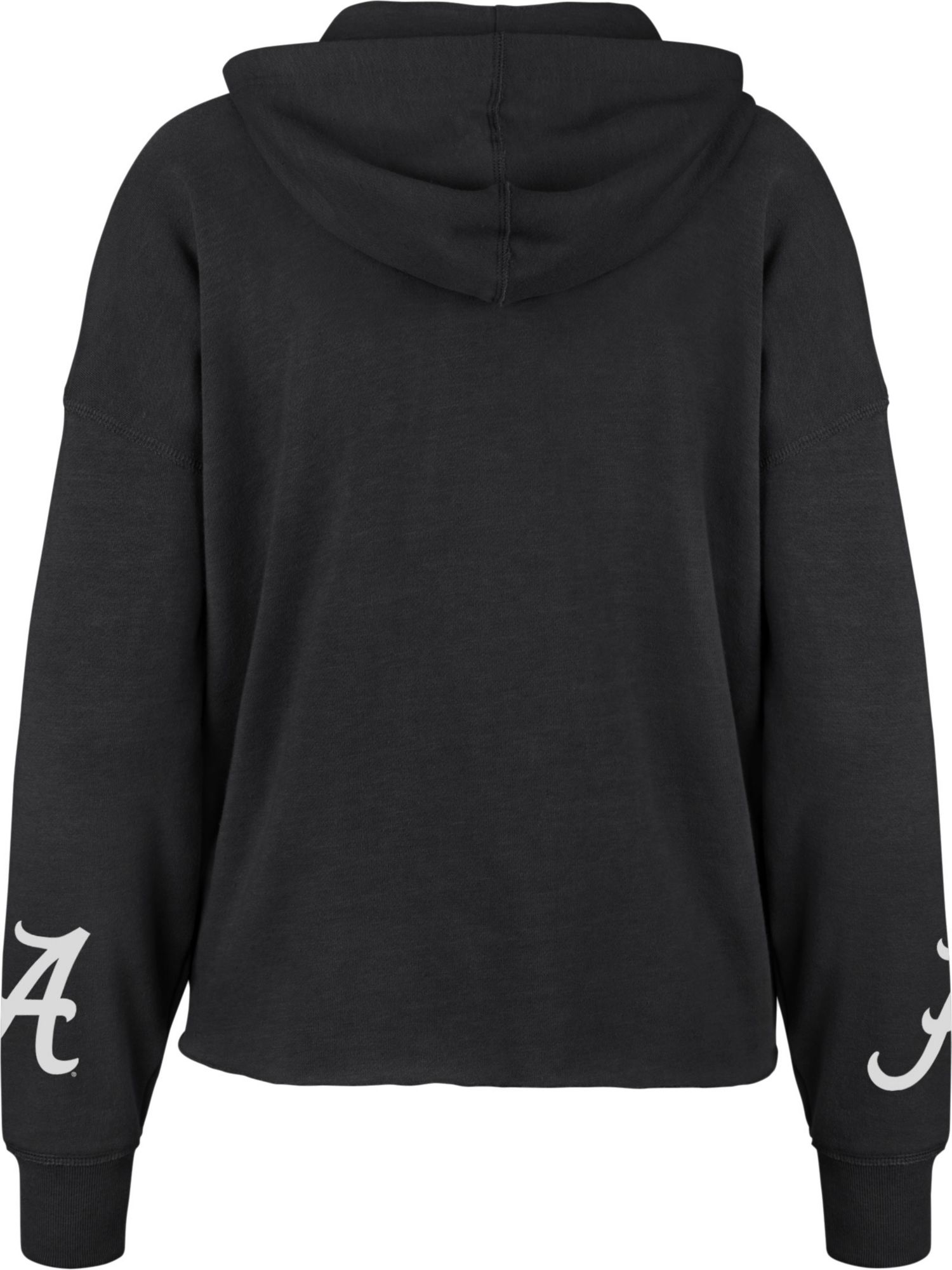 ‘47 Women's Alabama Crimson Tide Black Cropped Pullover Hoodie product image