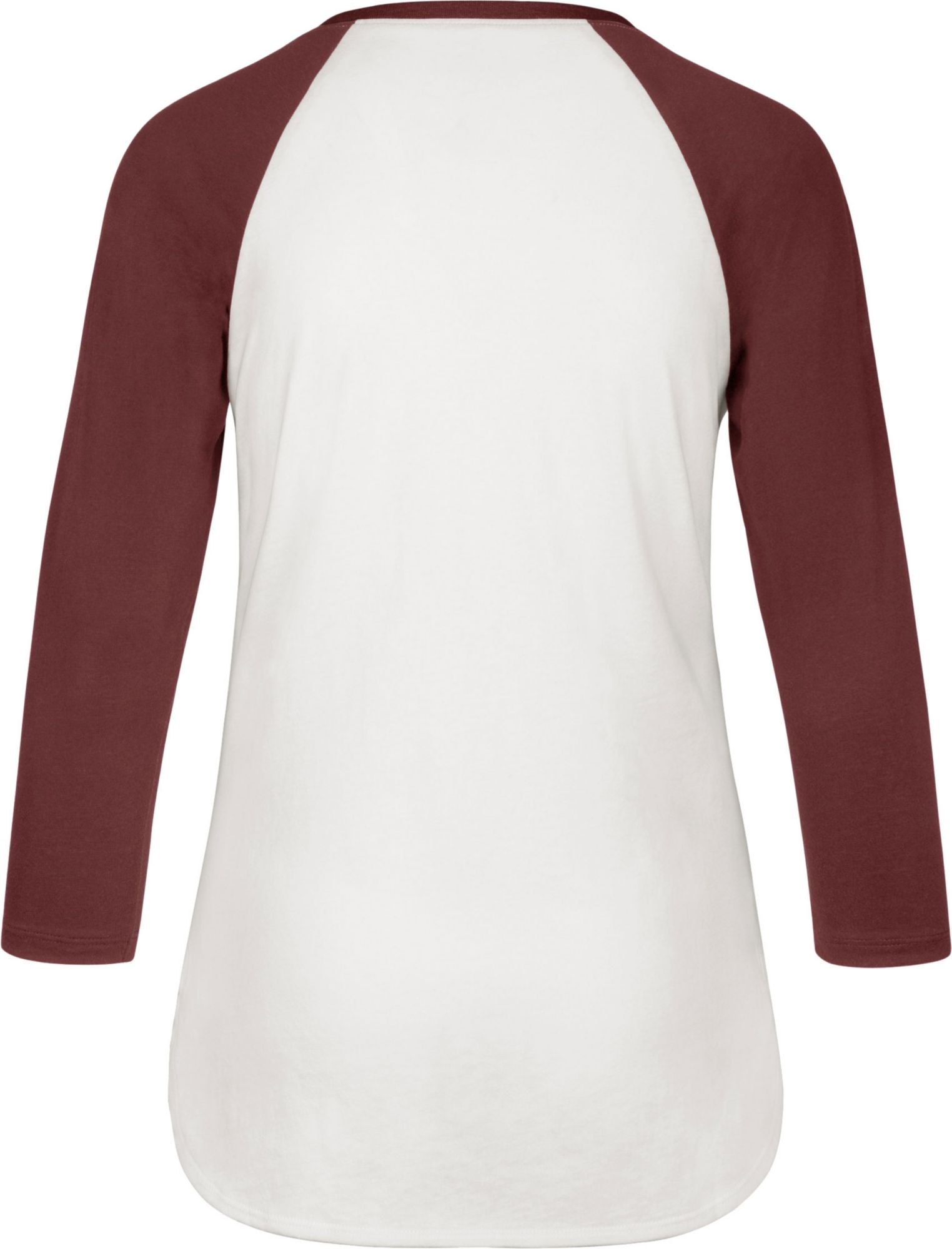 ‘47 Women's Alabama Crimson Tide White Long Sleeve Raglan T-Shirt product image