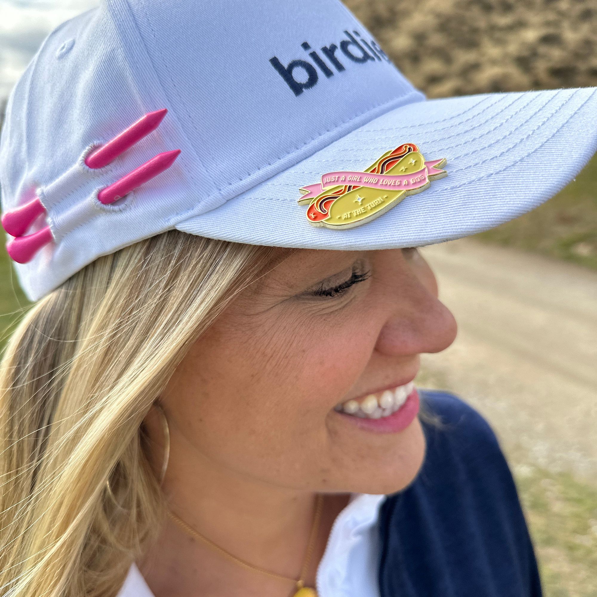 birdiegirl Hot Dog Girl Ball Marker & Hat Clip product image
