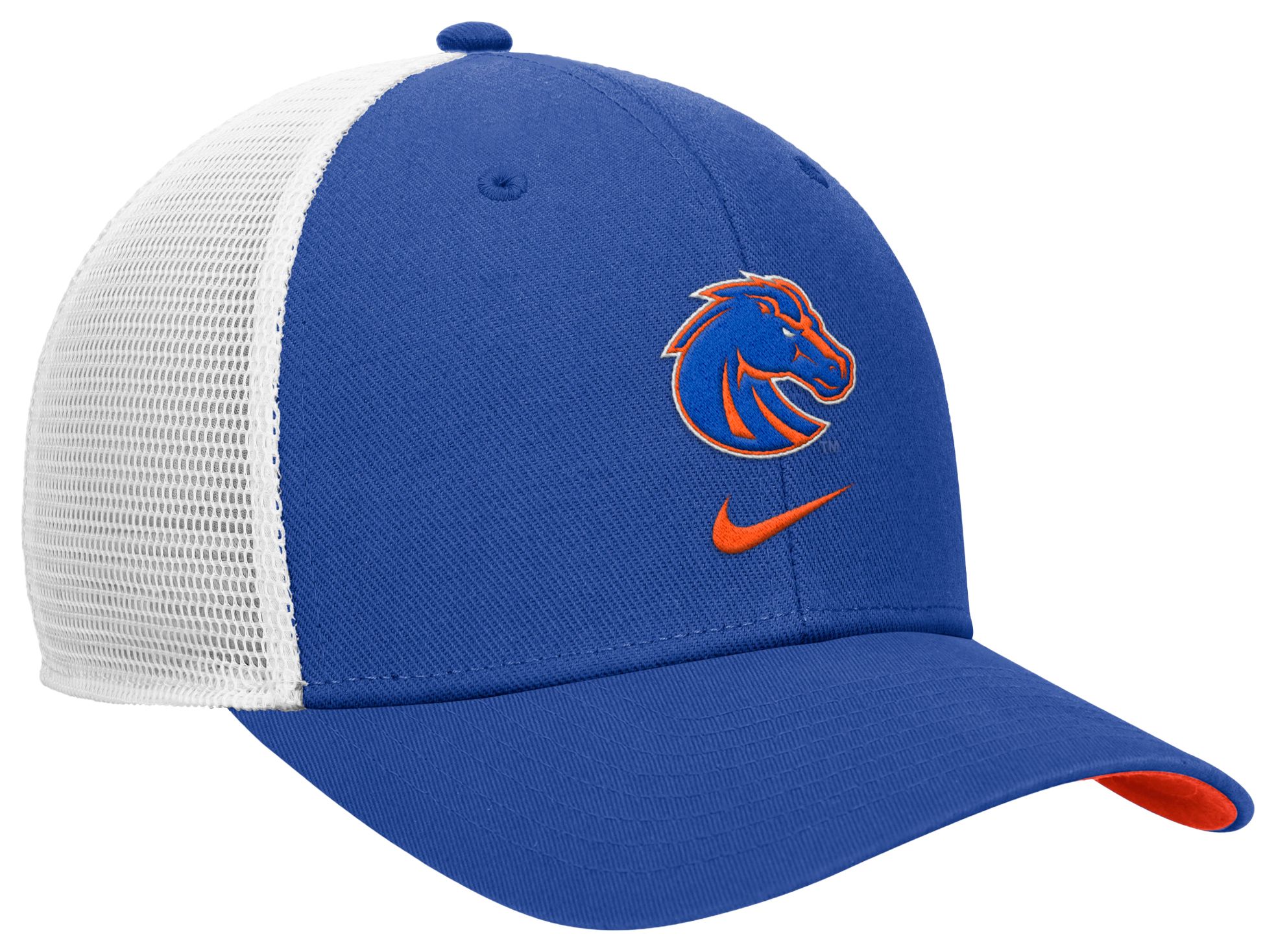 Nike Adult Boise State Broncos Game Royal Rise Logo Swoosh Trucker Hat product image