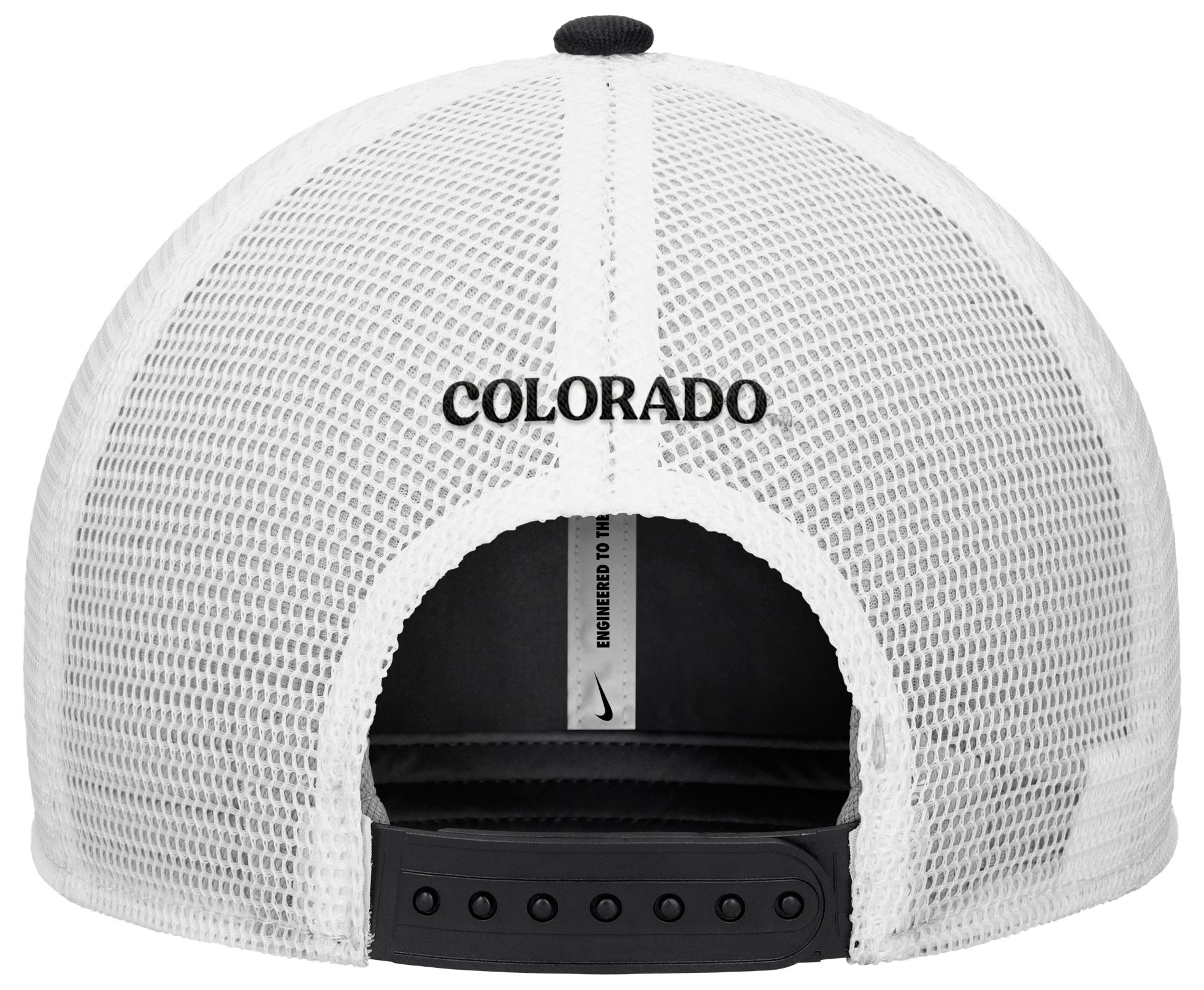 Nike Adult Colorado Buffaloes Black Rise Logo Swoosh Trucker Hat product image