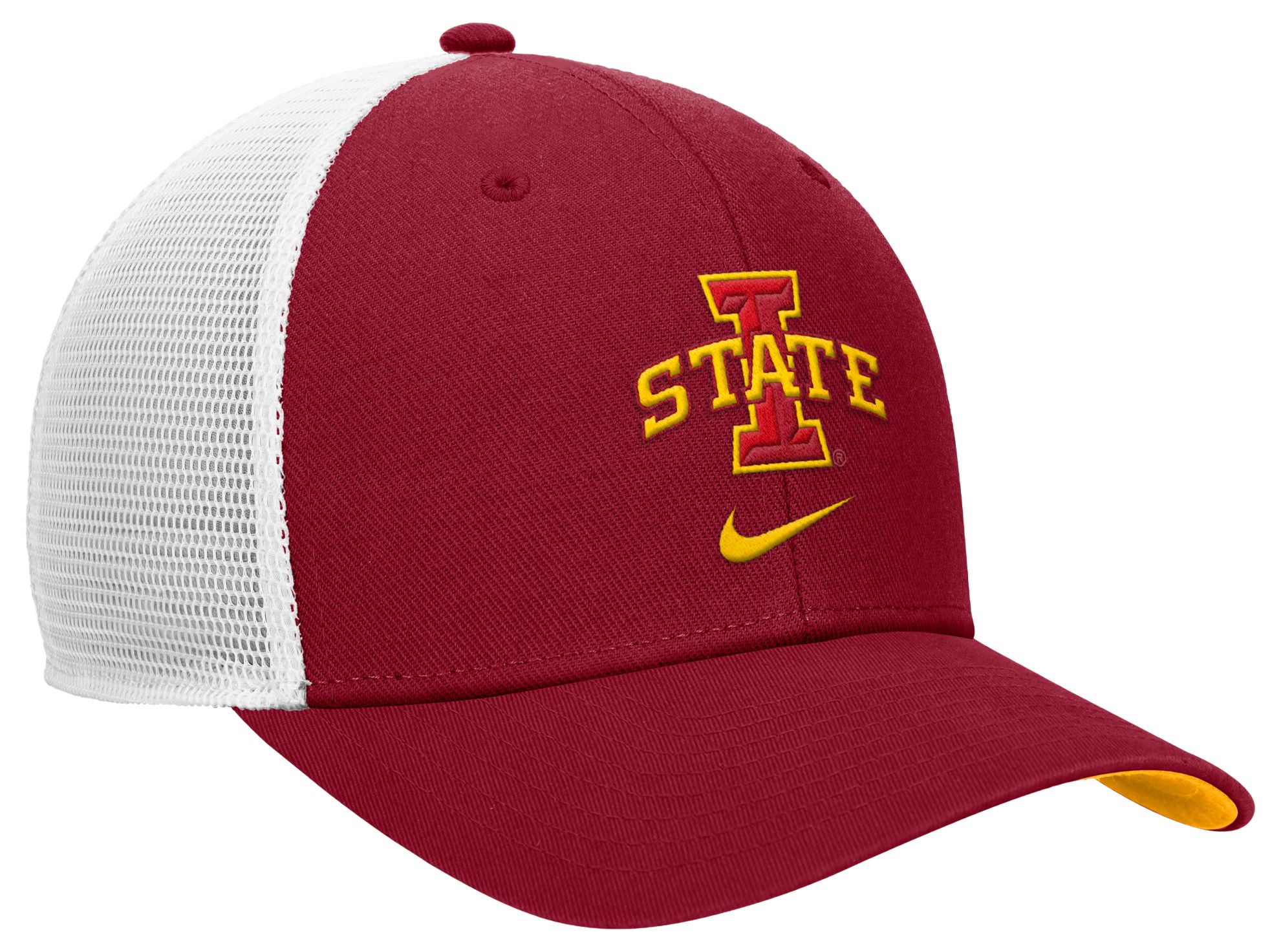 Nike Adult Iowa State Cyclones Team Crimson Rise Logo Swoosh Trucker Hat product image