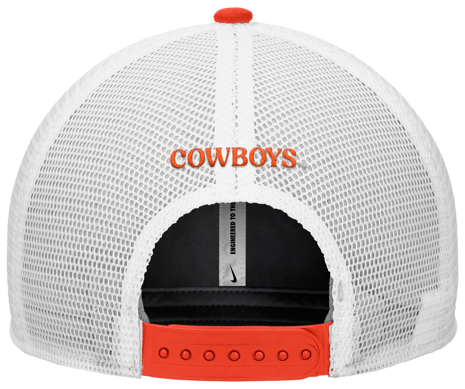 Nike Adult Oklahoma State Cowboys Team Orange Rise Logo Swoosh Trucker Hat product image