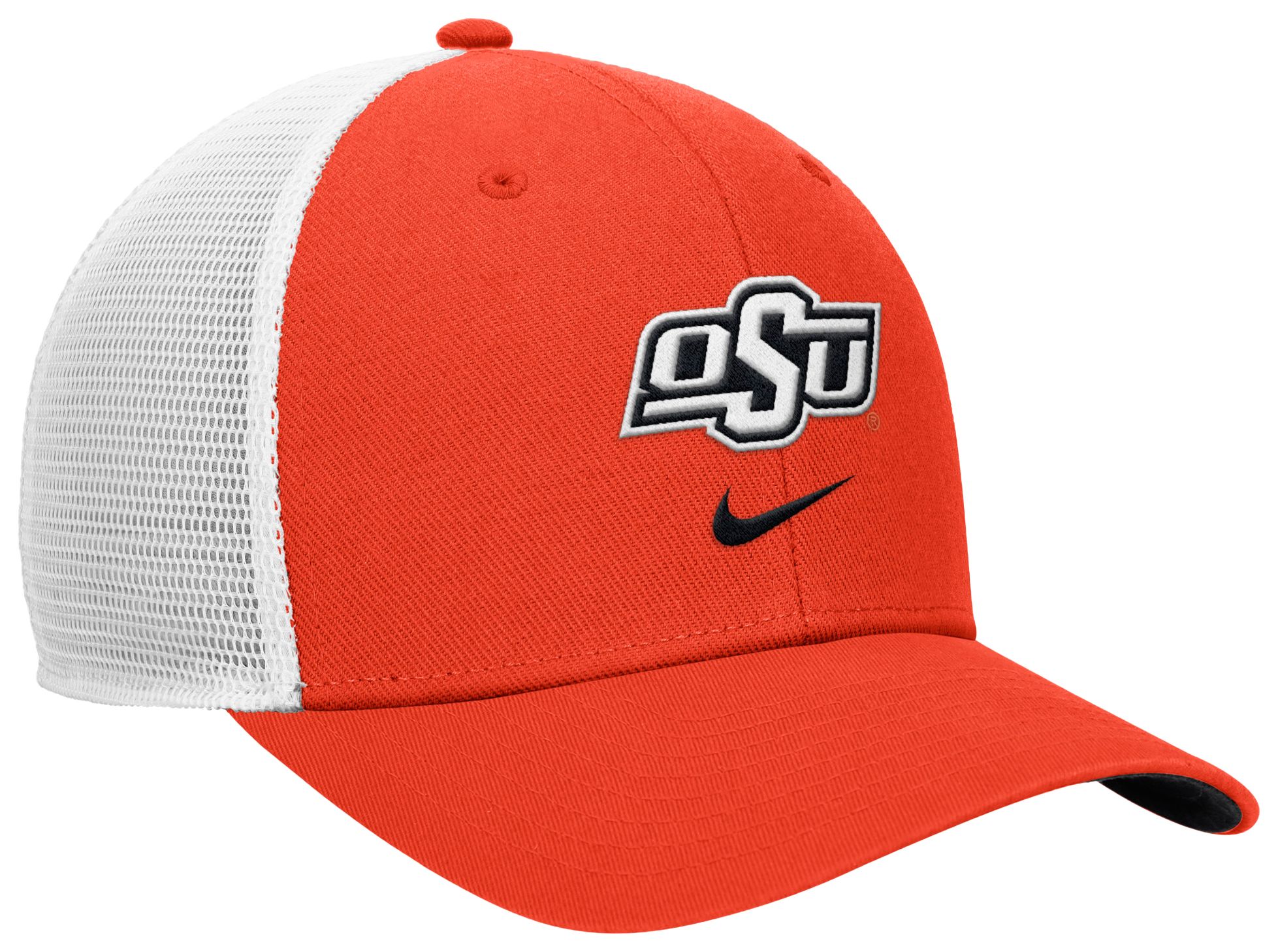Nike Adult Oklahoma State Cowboys Team Orange Rise Logo Swoosh Trucker Hat product image