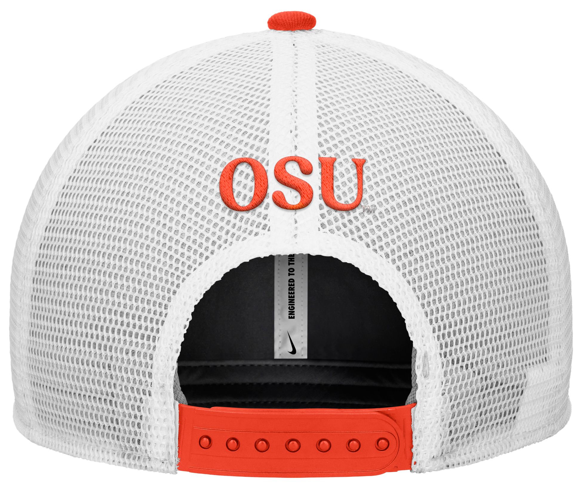 Nike Adult Oregon State Beavers Team Orange Rise Logo Swoosh Trucker Hat product image
