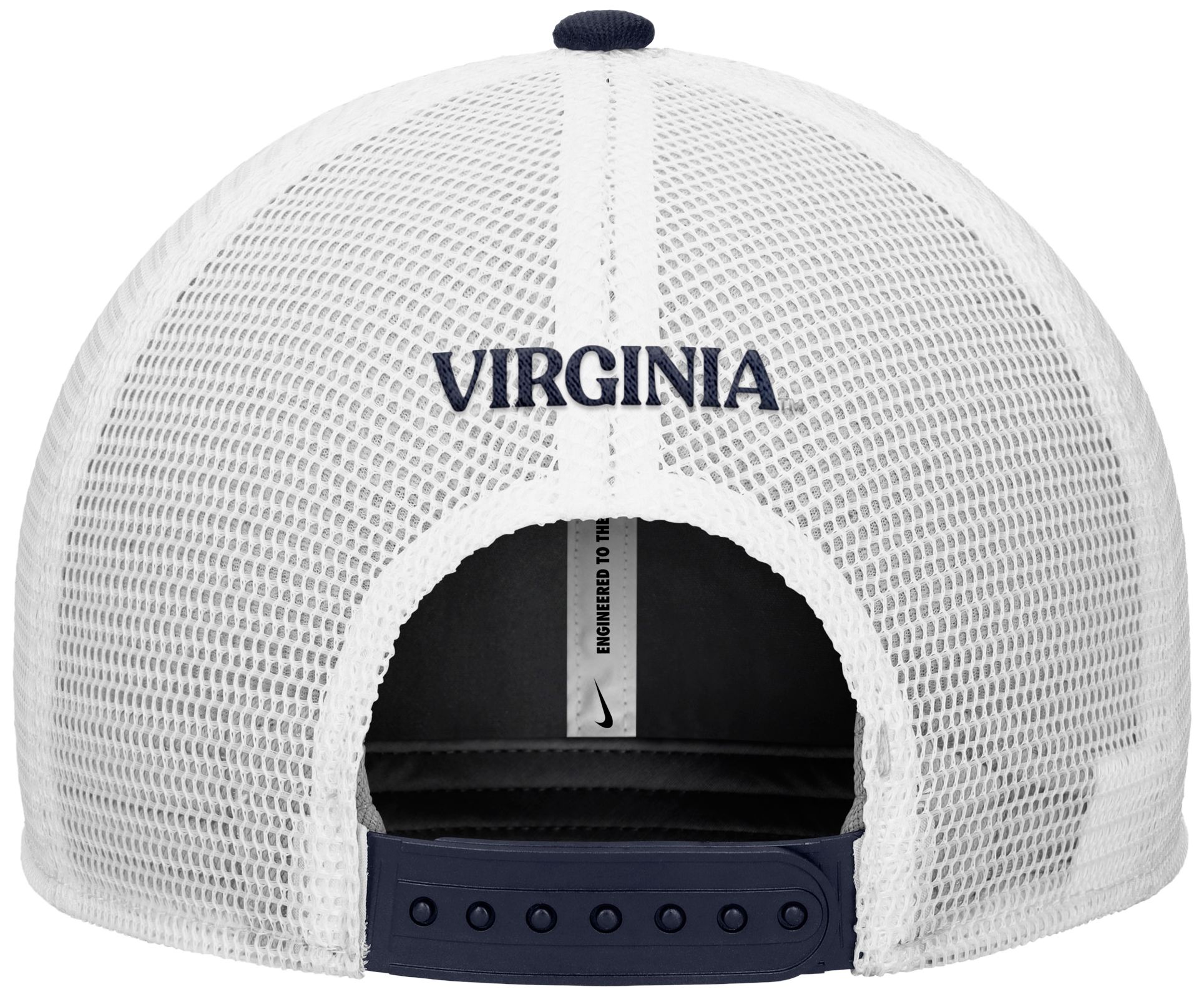 Nike Adult Virginia Cavaliers Navy Rise Logo Swoosh Trucker Hat product image