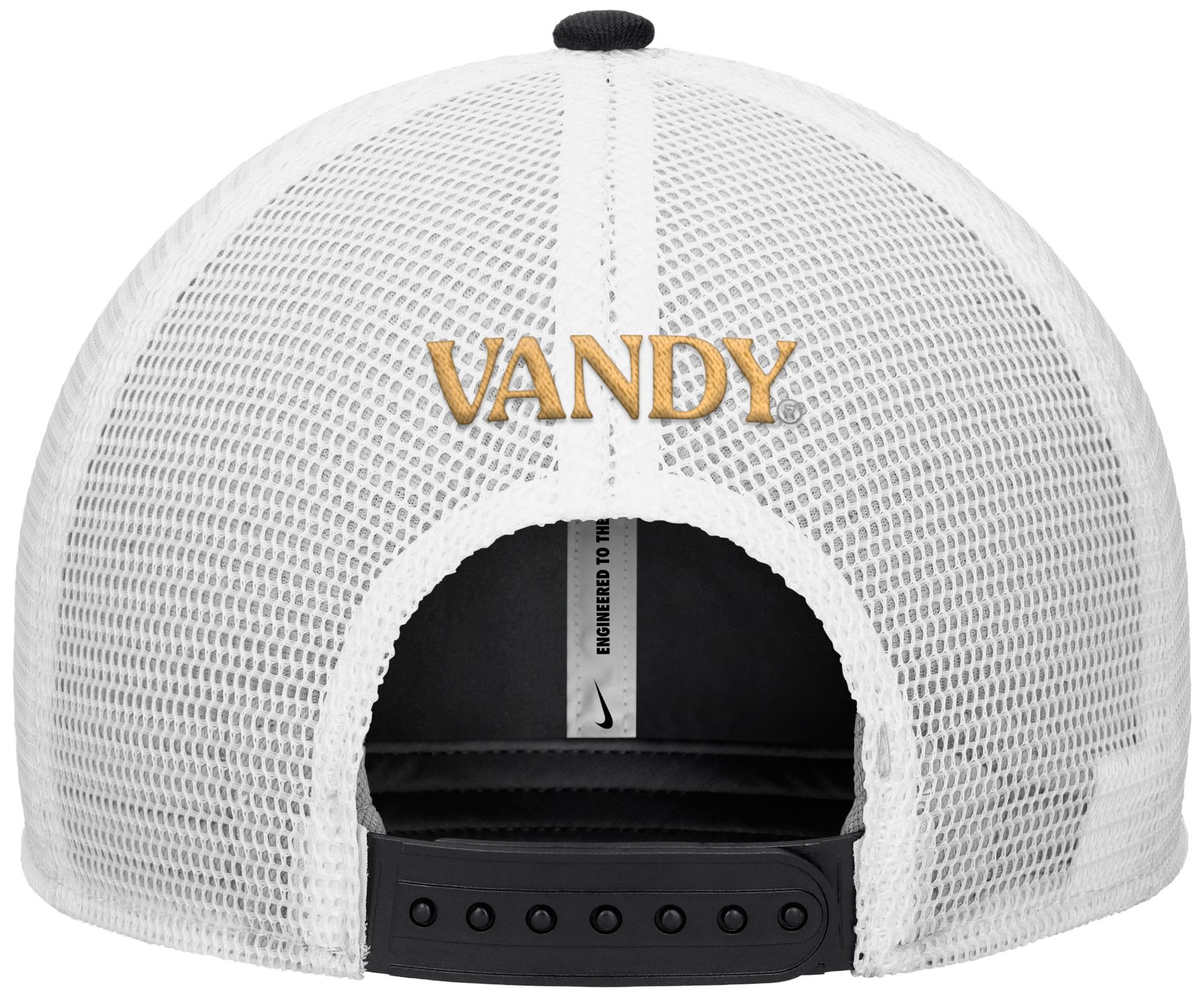 Nike Adult Vanderbilt Commodores Black Rise Logo Swoosh Trucker Hat product image