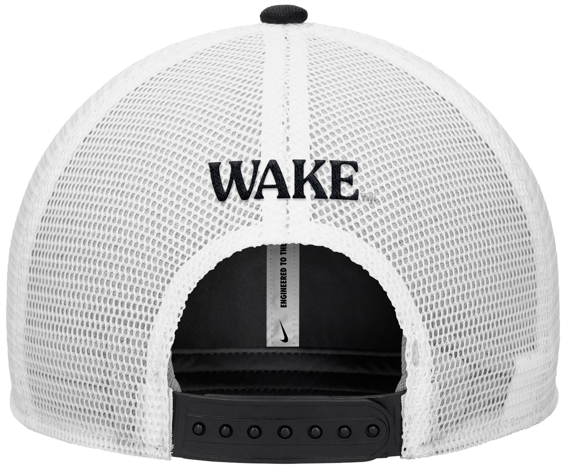 Nike Adult Wake Forest Demon Deacons Black Rise Logo Swoosh Trucker Hat product image