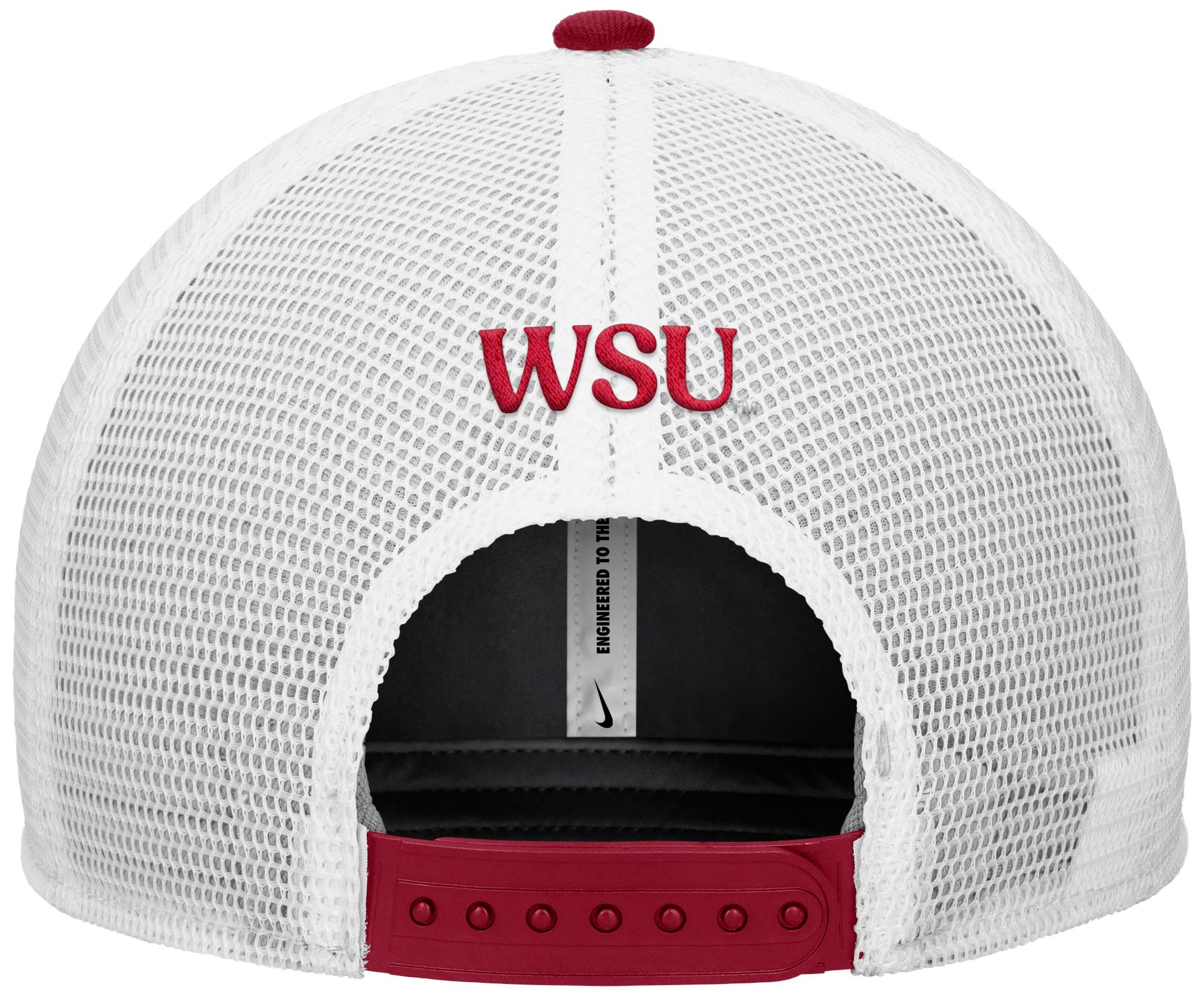 Nike Adult Washington State Cougars Team Crimson Rise Logo Swoosh Trucker Hat product image