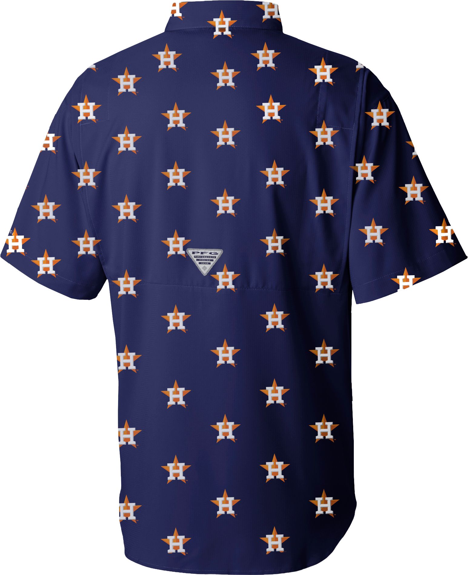 Columbia Men's Houston Astros Navy Tamiami Performance Shirt product image