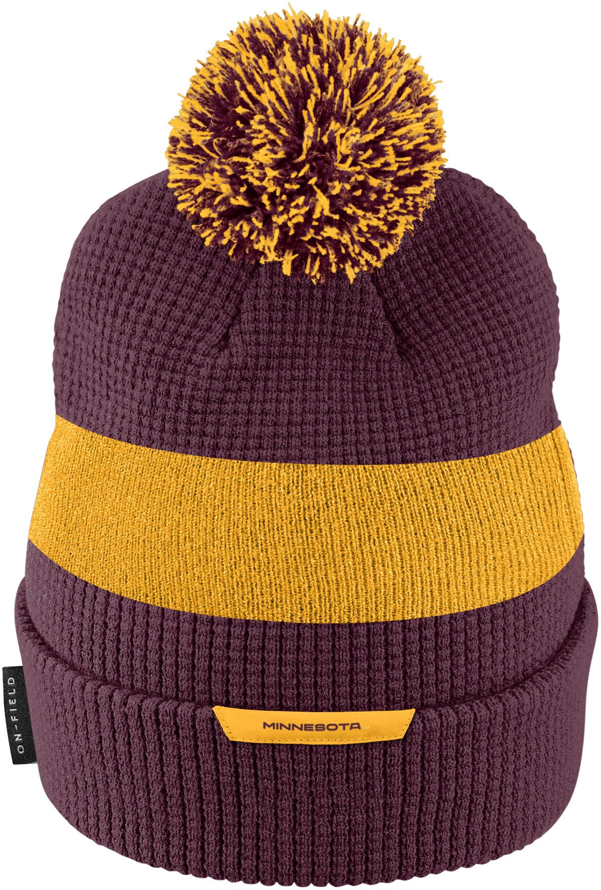 Nike Minnesota Golden Gophers Maroon Football Sideline Cuffed Pom Beanie