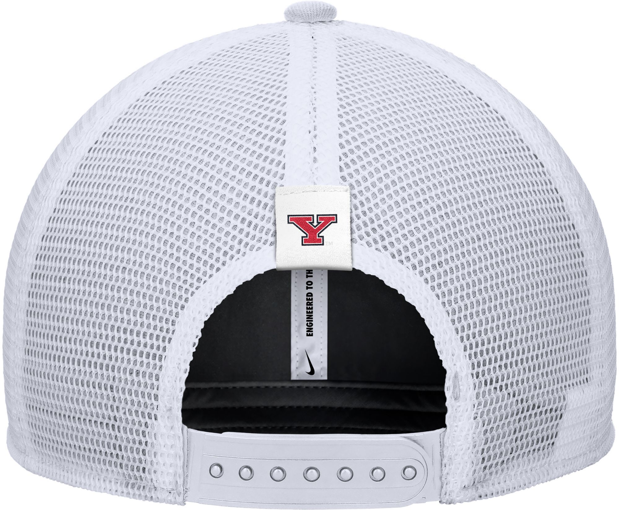 Nike Men's Youngstown State Penguins White Wordmark Rise Adjustable Trucker Hat product image
