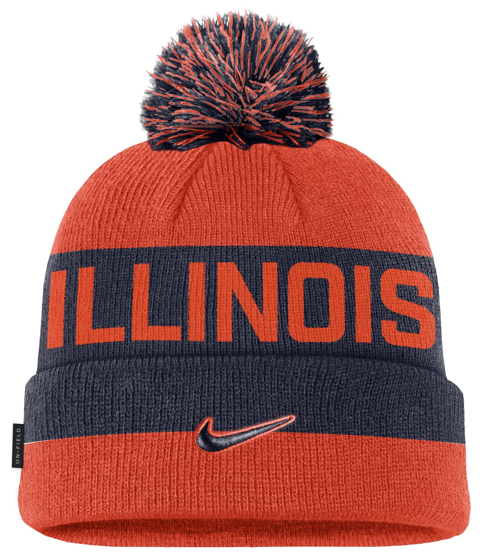Nike Adult Illinois Fighting Illini Orange Peak Gameday Sideline Knit Beanie product image