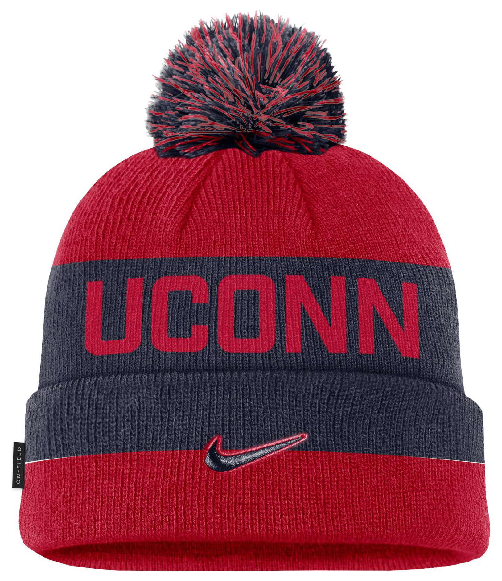 Nike Adult UConn Huskies Red Peak Gameday Sideline Knit Beanie product image