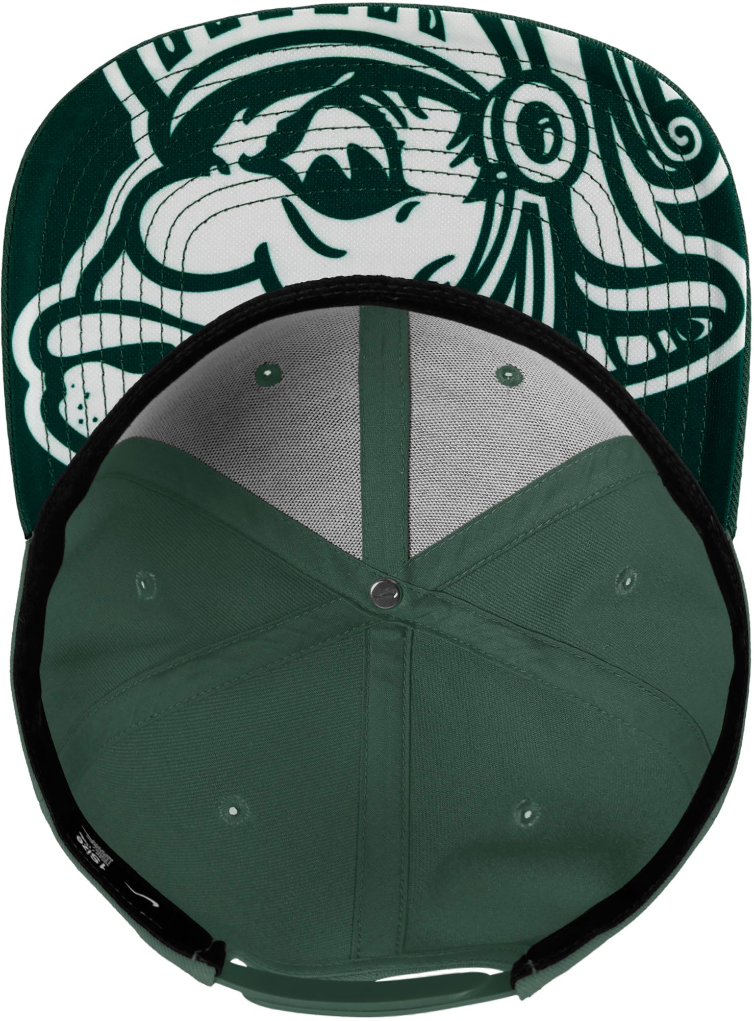 Nike Men's Michigan State Spartans Green Pro Flatbill Hat