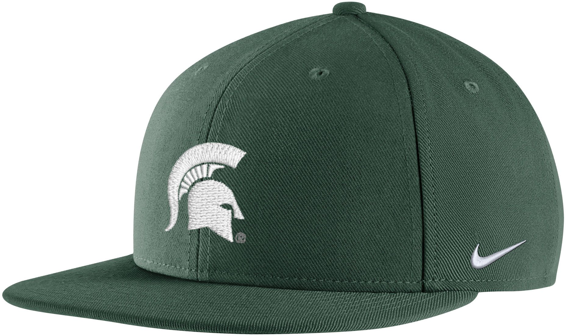 Nike Men's Michigan State Spartans Green Pro Flatbill Hat