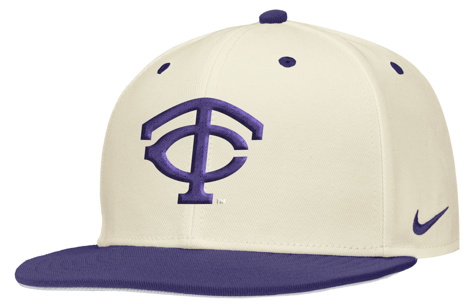 Nike Adult TCU Horned Frogs Brown Aero True Baseball Fitted Hat product image