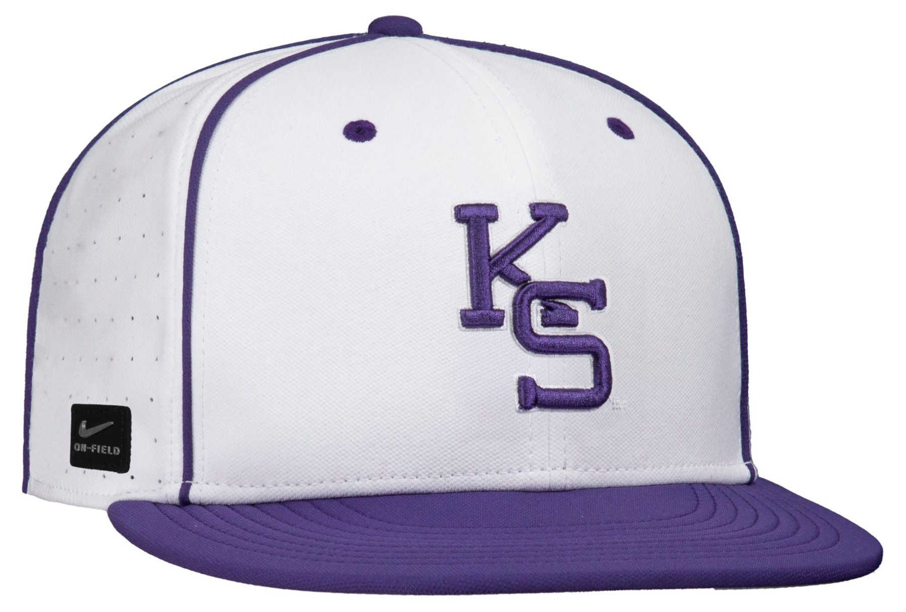 Nike Adult Kansas State Wildcats White Aero Fitted Hat product image