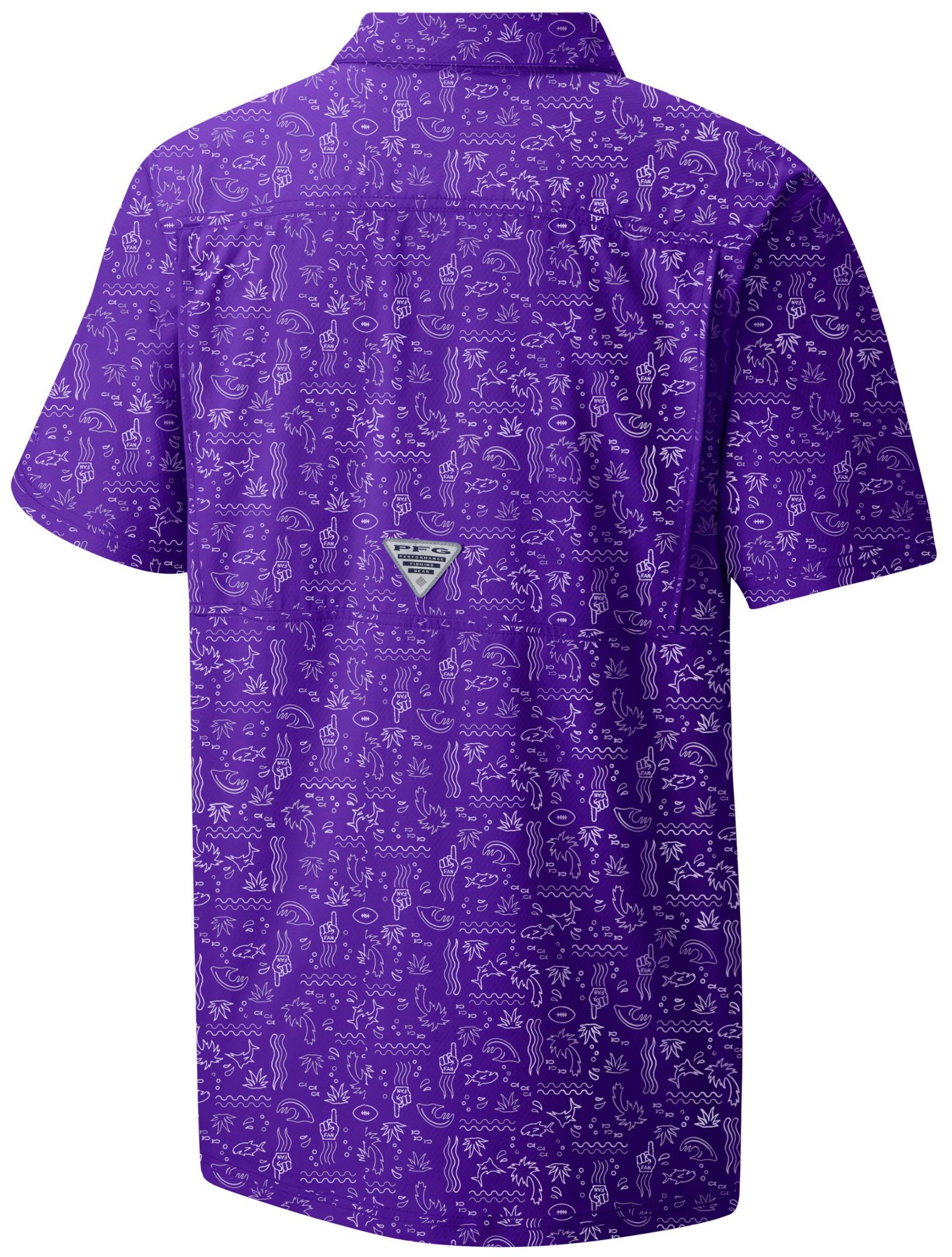 Columbia Men's Baltimore Ravens Purple Super Slack Polo product image