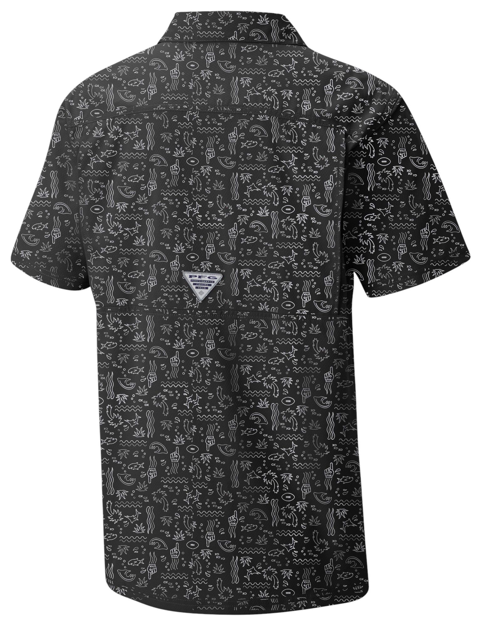 Columbia Men's Pittsburgh Steelers Black Super Slack Button Down Shirt product image