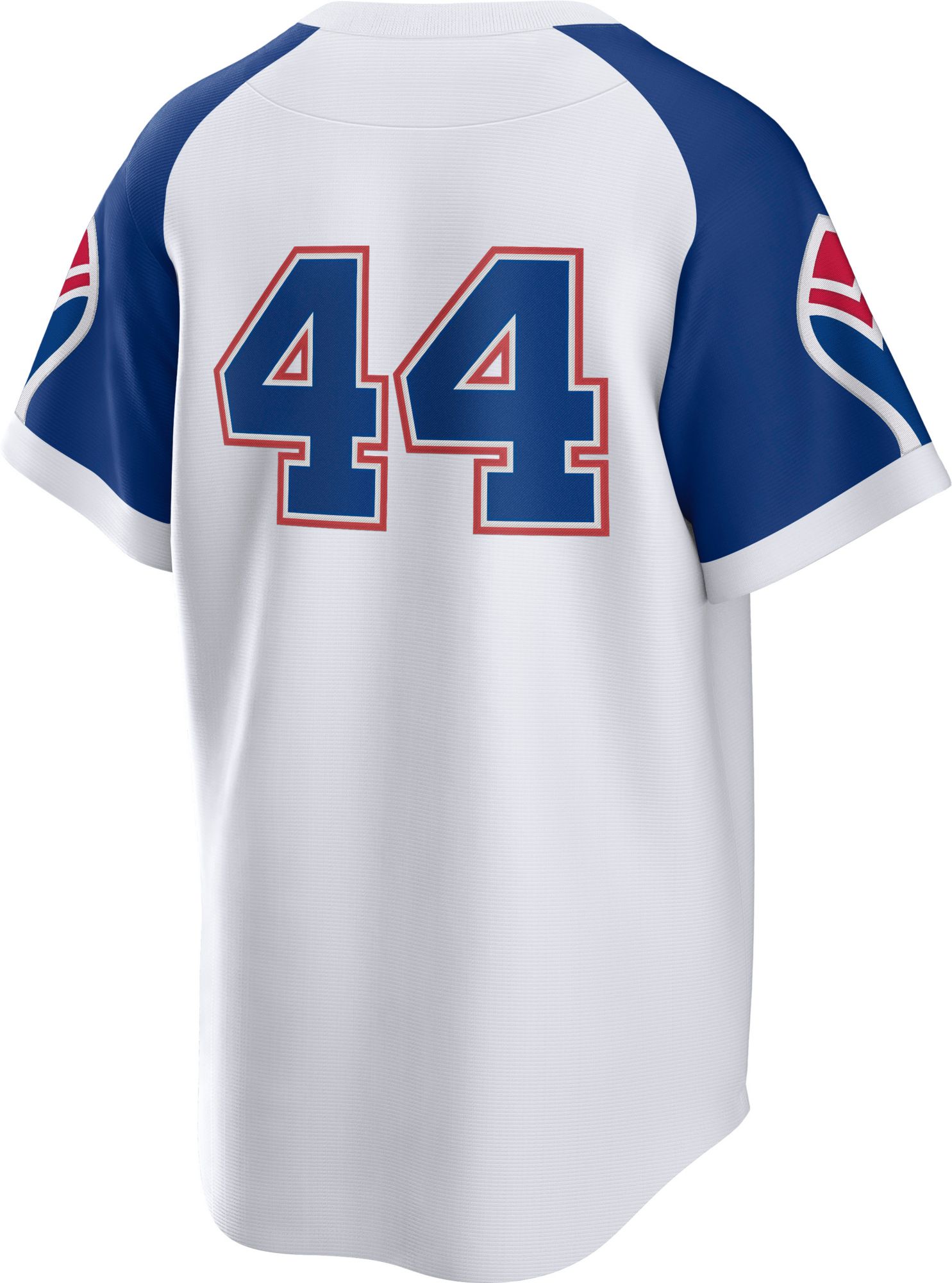 Nike Men's Replica Atlanta Braves Cooperstown Hank Aaron #44 White Cool Base Jersey product image