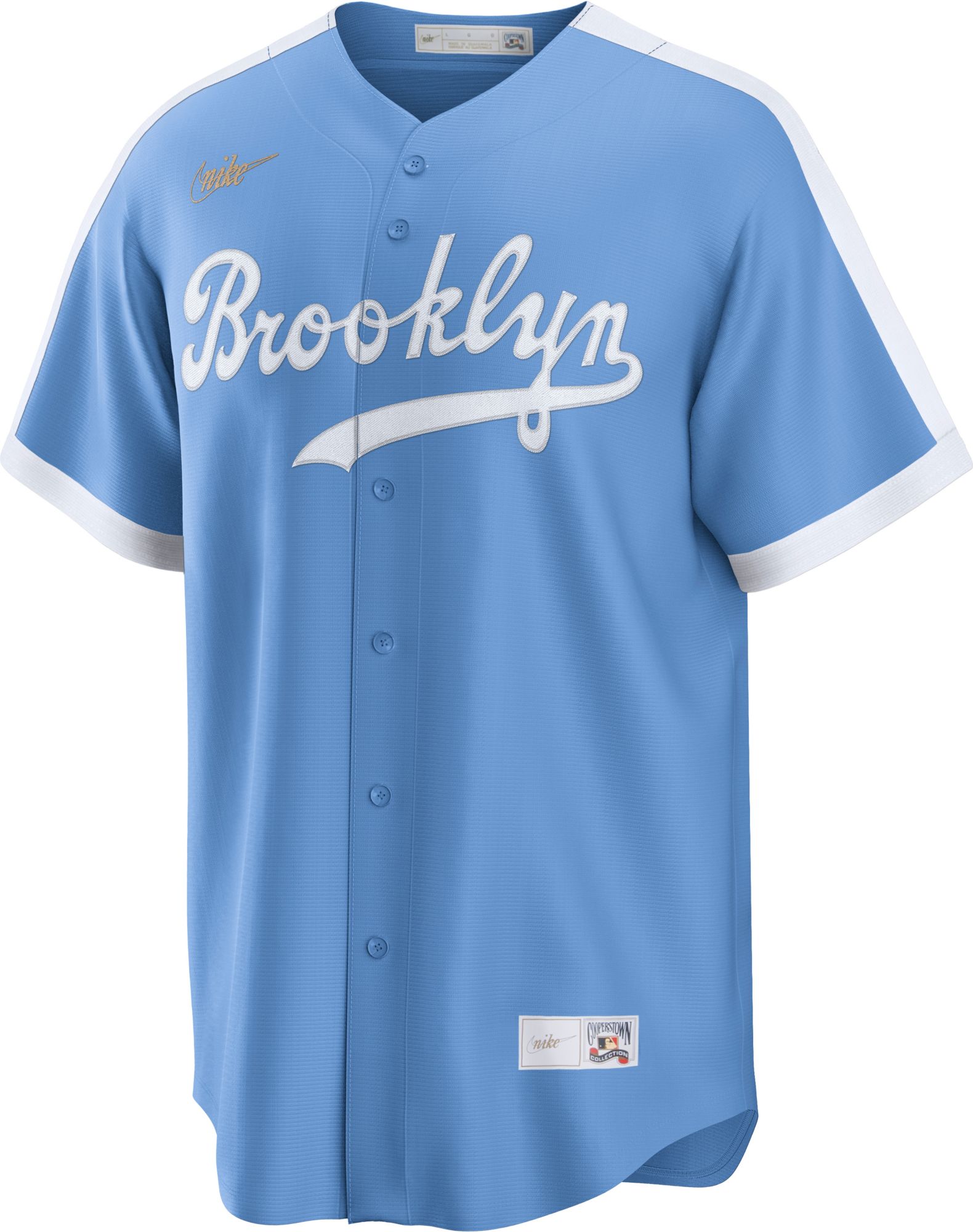 Nike Men's Los Angeles Dodgers Jackie Robinson #42 Blue Cool Base Jersey