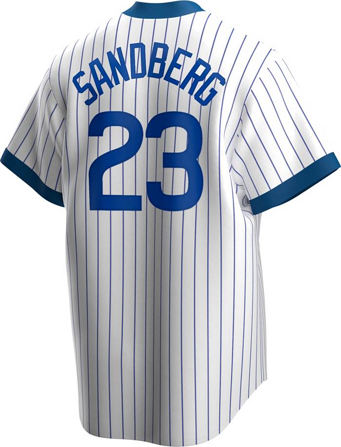 Nike Men's Chicago Cubs Ryne Sandberg Royal Road Cooperstown Collection Player Jersey