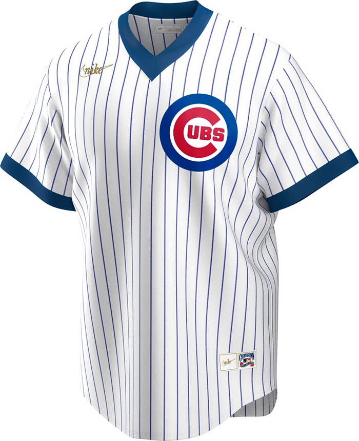 Nike Men's Chicago Cubs Ryne Sandberg #23 White Cooperstown V-Neck Pullover  Jersey