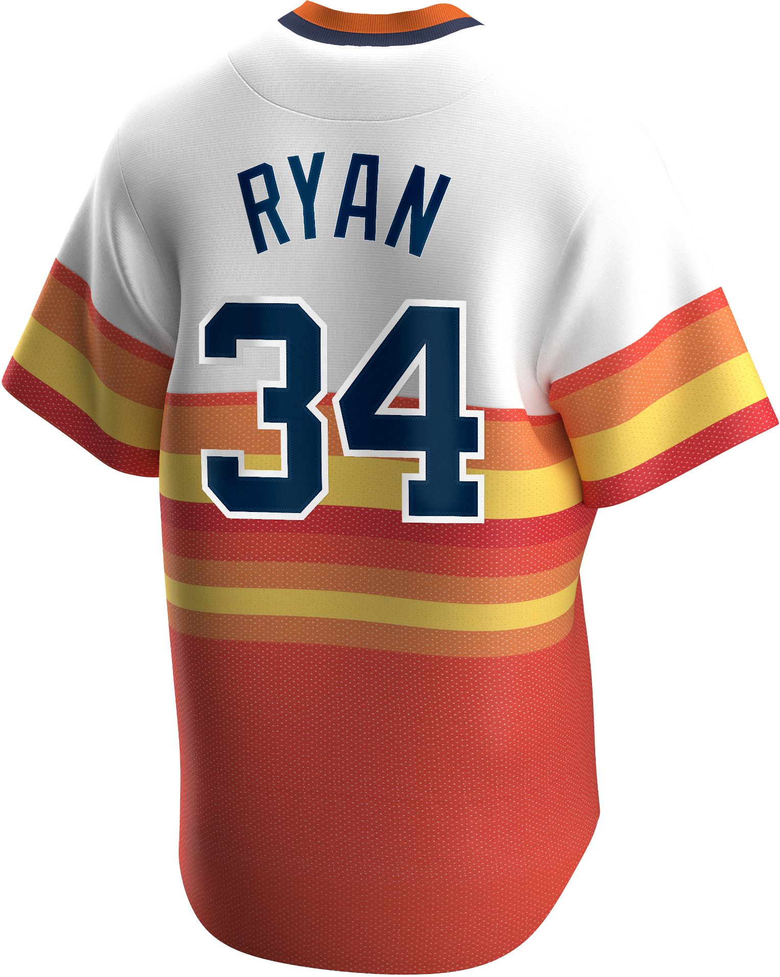 Nike Men's Houston Astros Nolan Ryan #34 Navy Cooperstown V-Neck Pullover Jersey