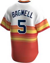 Nike Men's Houston Astros Jeff Bagwell #5 Navy Cooperstown V-Neck