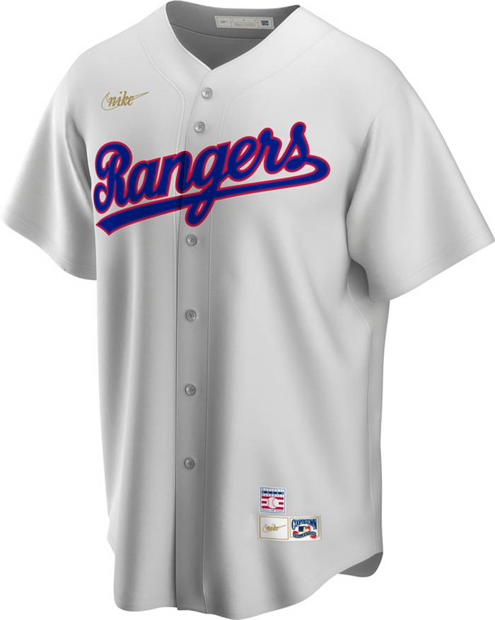 Texas Rangers Nike Home Authentic Team Logo Jersey - White