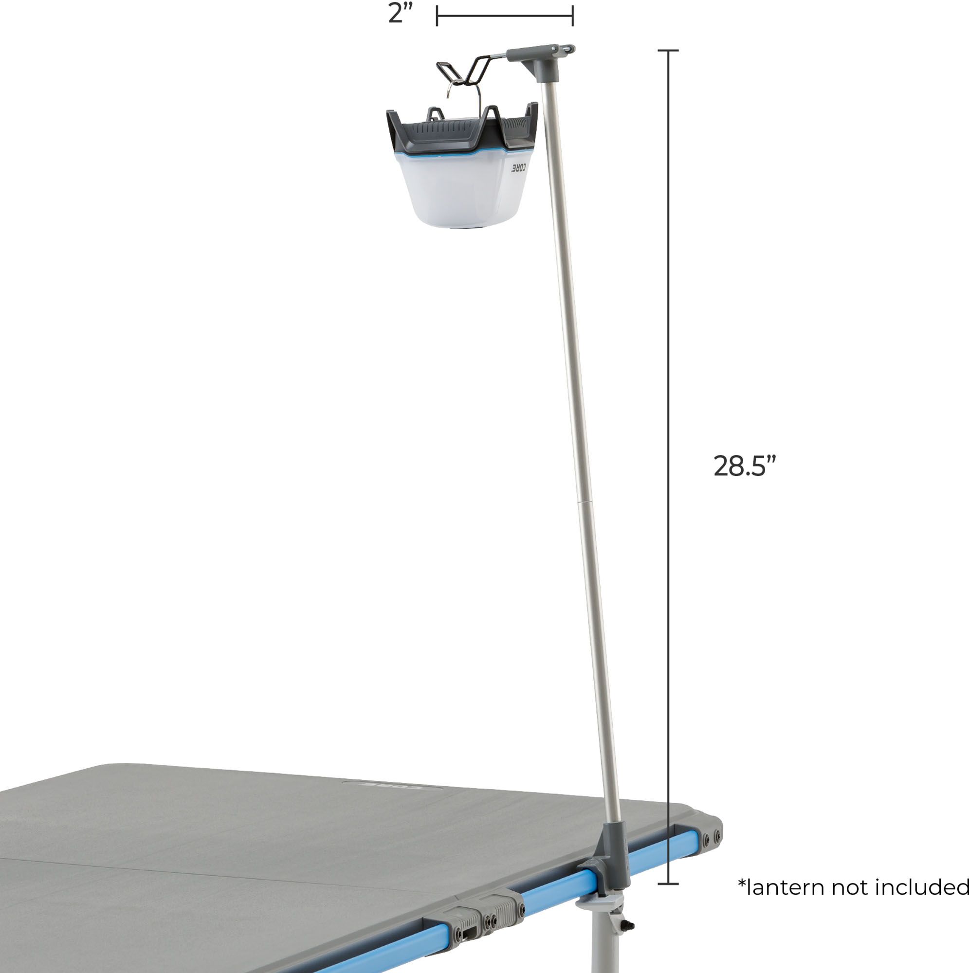 CORE Equipment 4 Ft. Outdoor Table with Flexrail product image