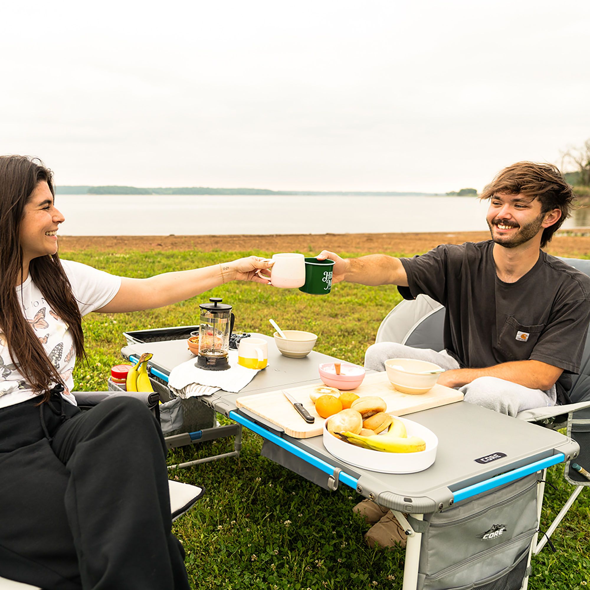 CORE Equipment 4 Ft. Outdoor Table with Flexrail product image