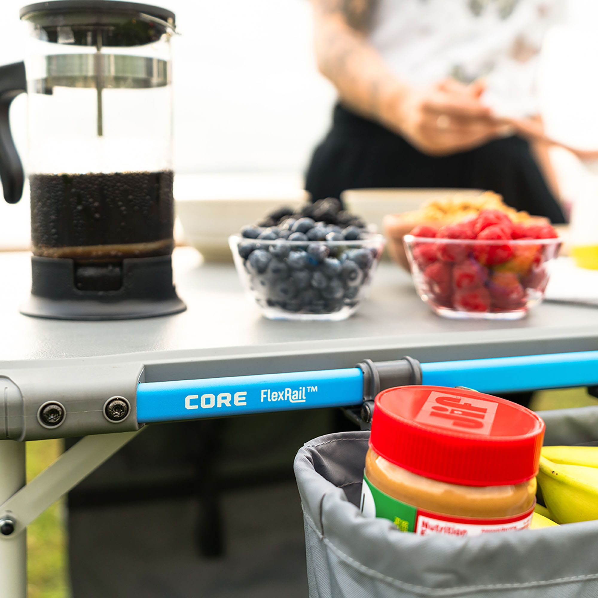 CORE Equipment 4 Ft. Outdoor Table with Flexrail product image
