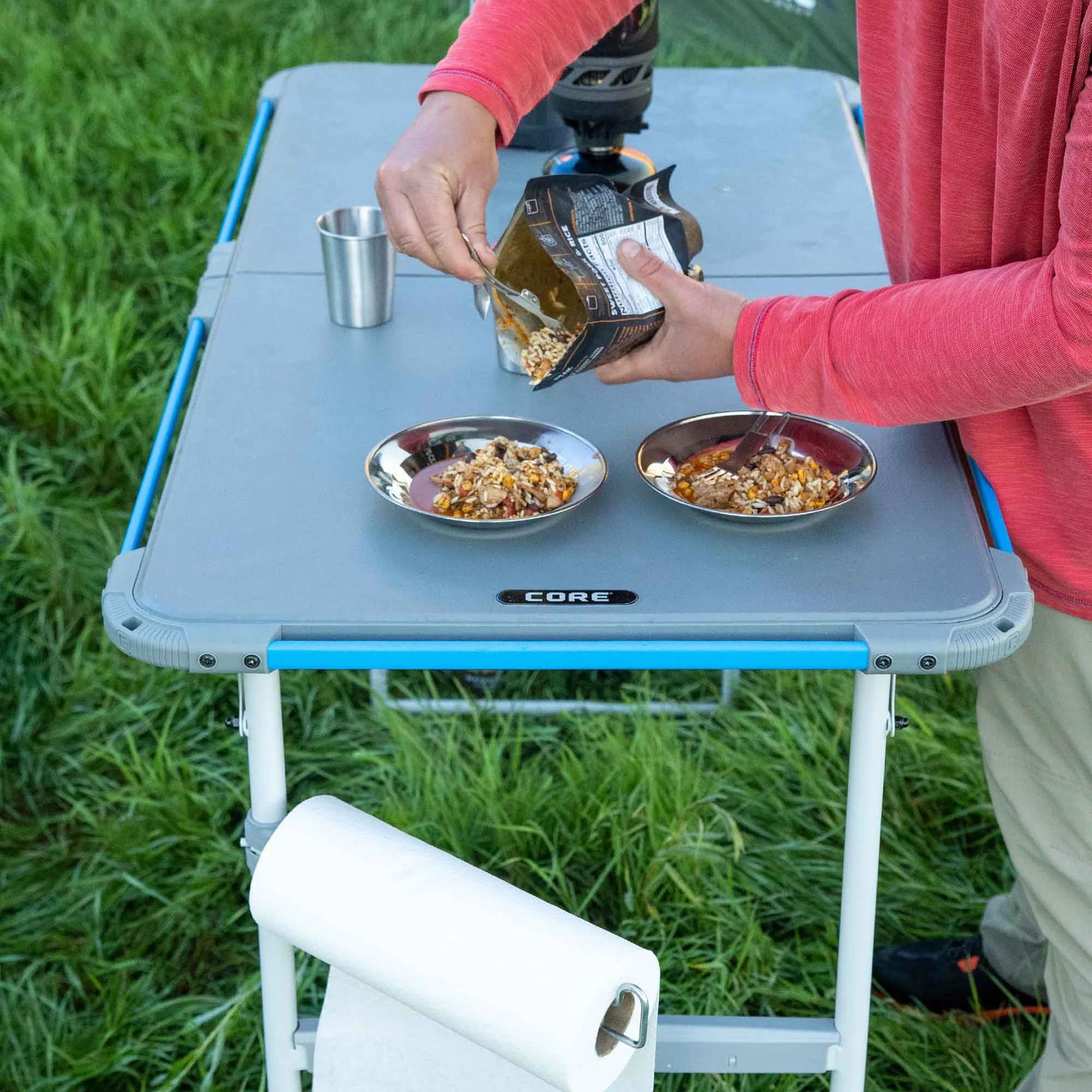 CORE Equipment 4 Ft. Outdoor Table with Flexrail product image