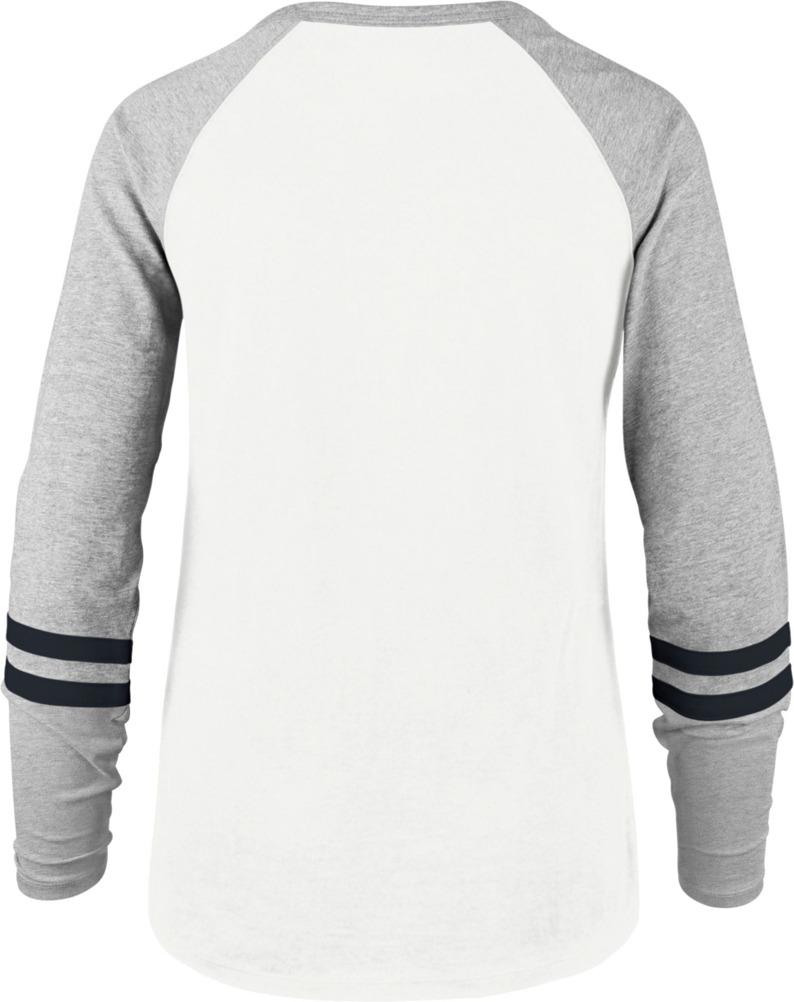 ‘47 Women's Penn State Nittany Lions White Lace-Up Long Sleeve T-Shirt product image