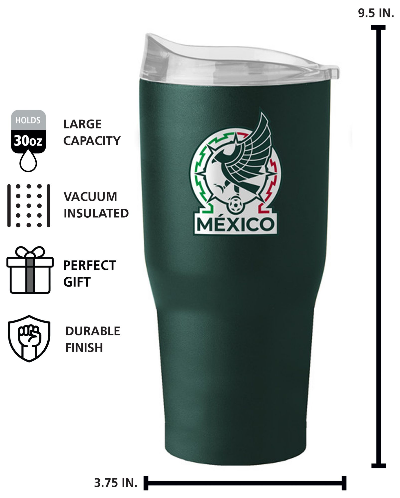 Logo 2026 World Cup Mexico Hunter 30 oz. Travel Mug product image