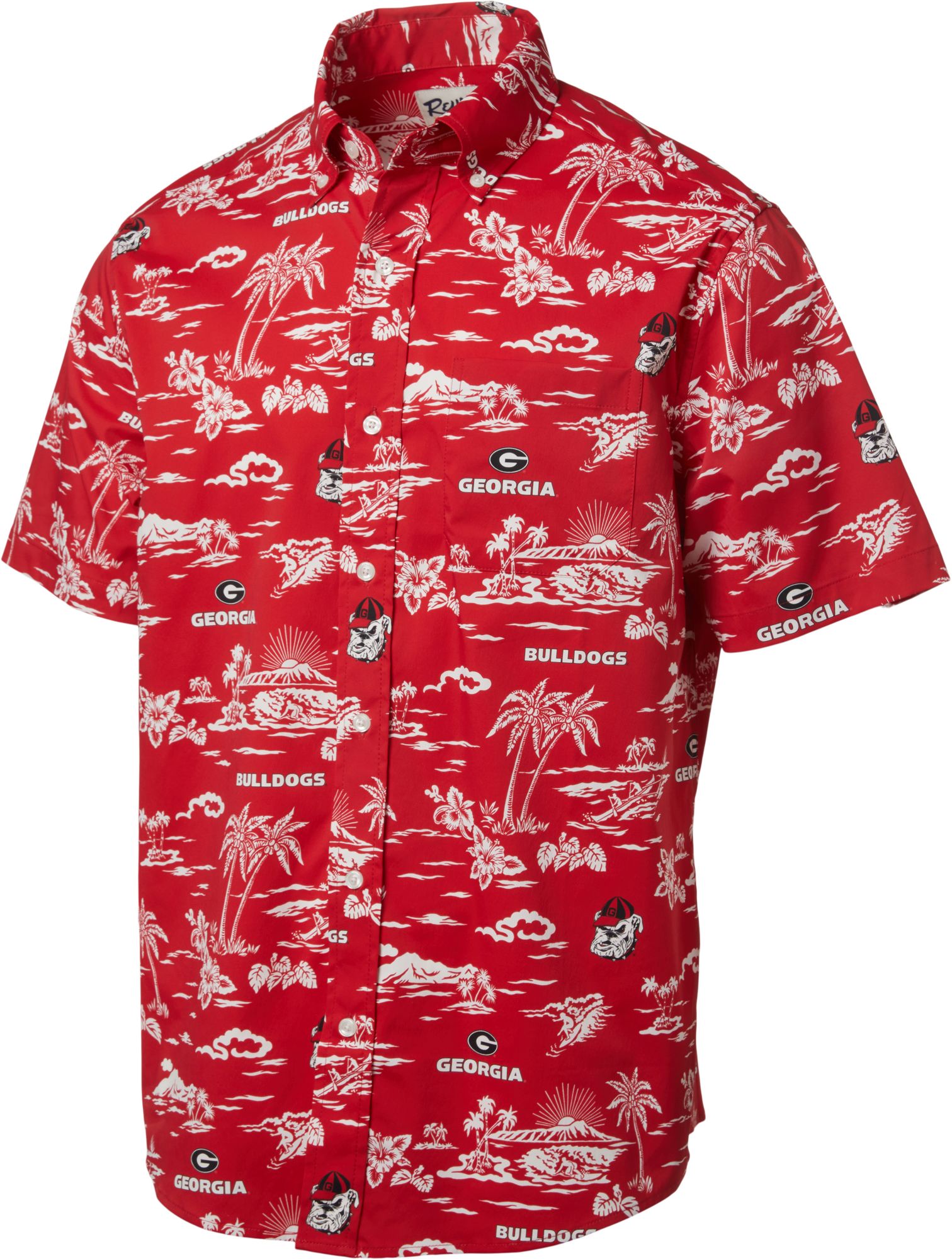 Reyn Spooner Men's Georgia Bulldogs Red Classic Button-Down Shirt