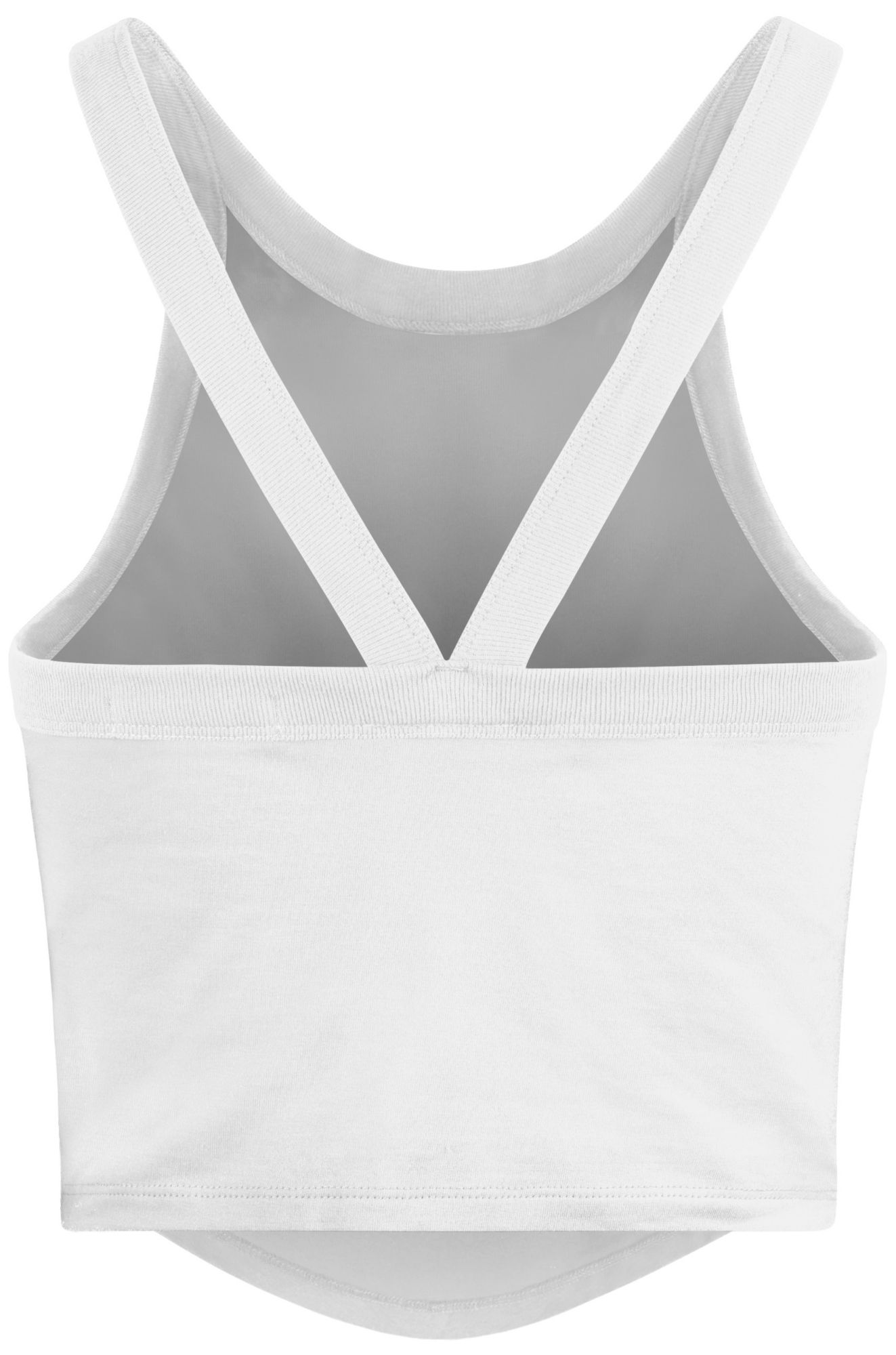 '47 Women's Iowa State Cyclones White Energize Cropped Tank Top product image