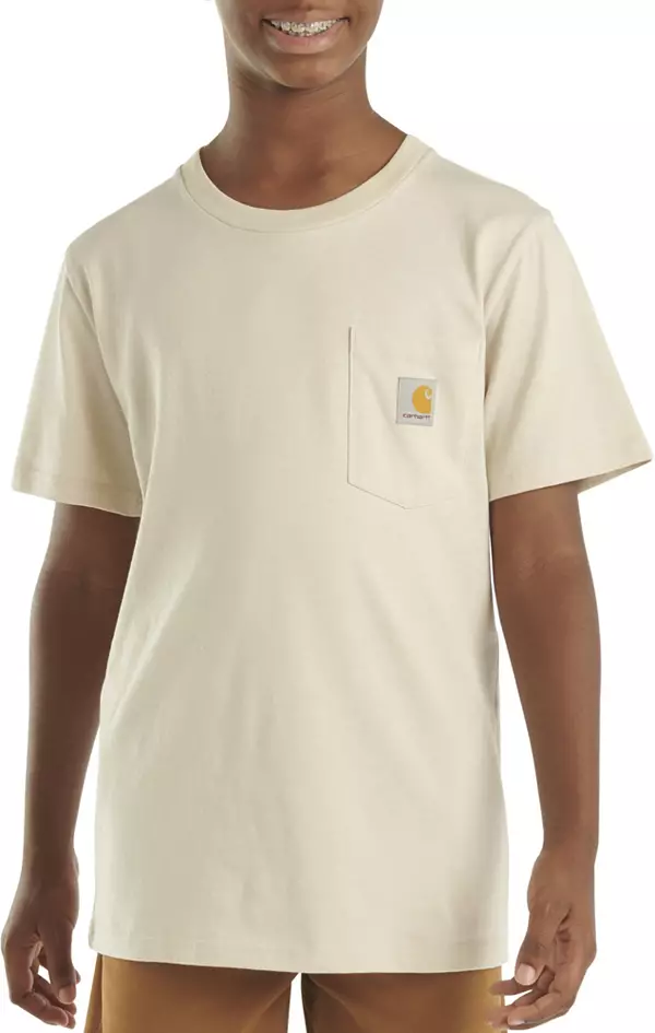 Carhartt Boys' Short Sleeve Camo Graphic T-Shirt, XL, Malt