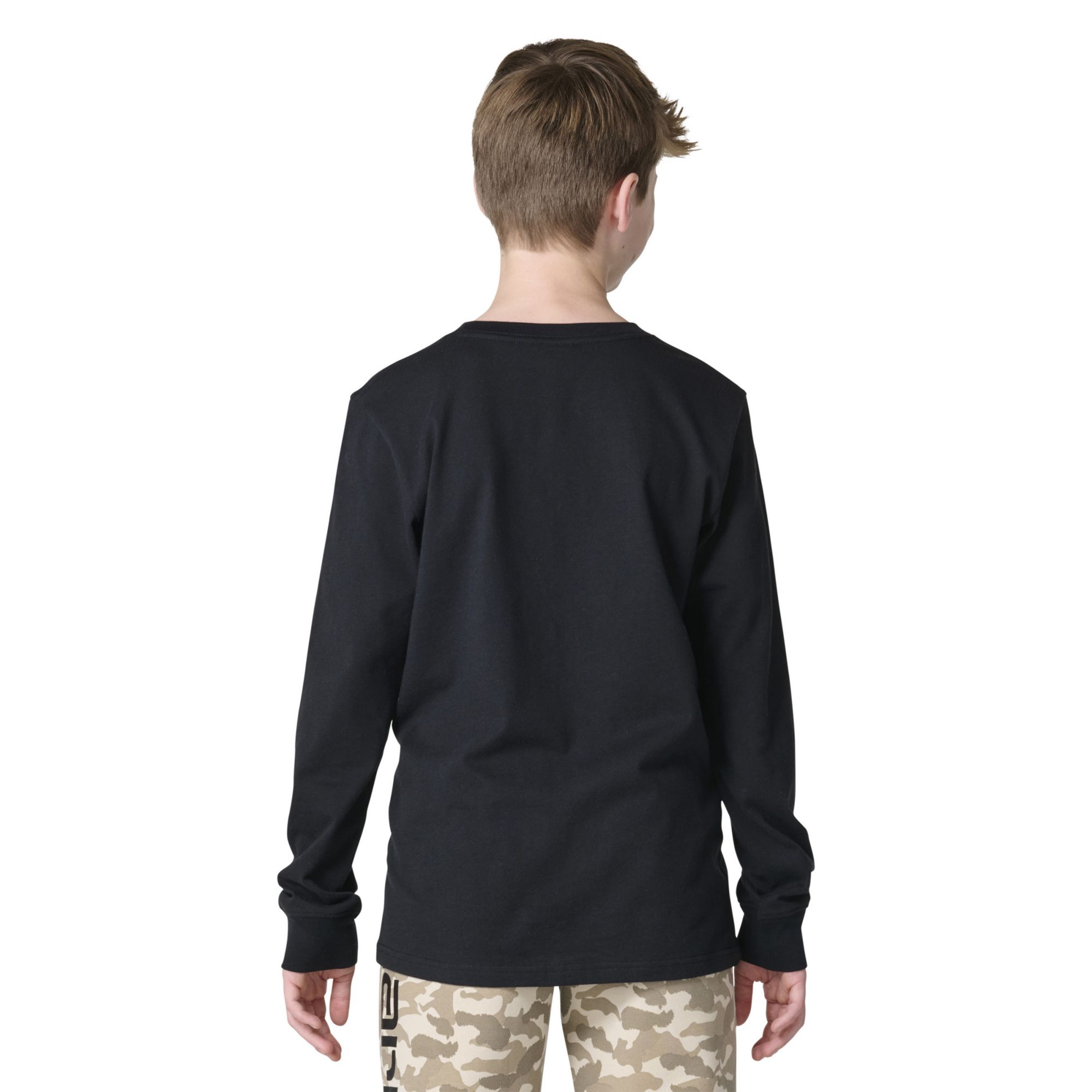 Carhartt Boys' Camo Logo Long-Sleeve Graphic Tee product image