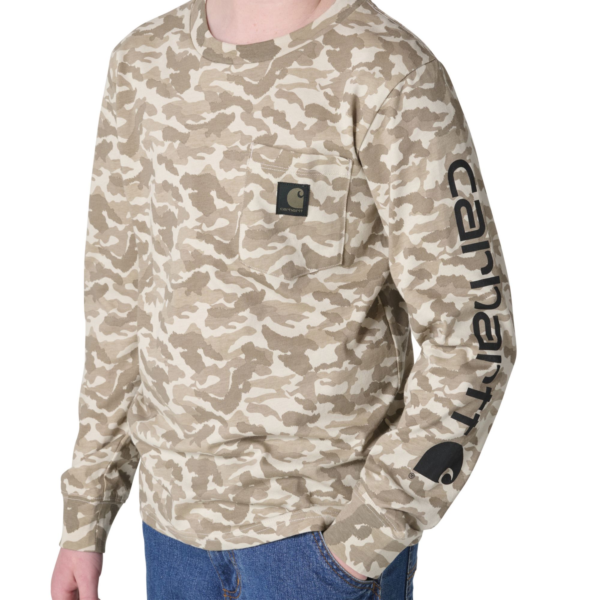 Carhartt Boys' Camo Long-Sleeve Pocket Tee product image