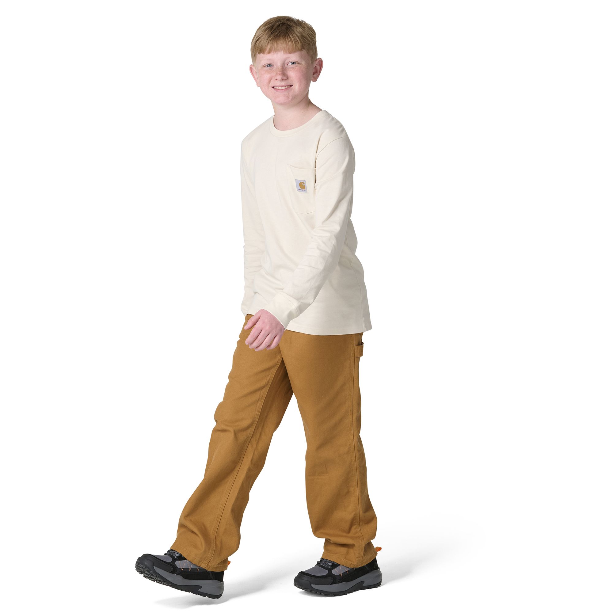 Carhartt Boys' Long Sleeve “C” Dog Pocket Graphic Tee product image