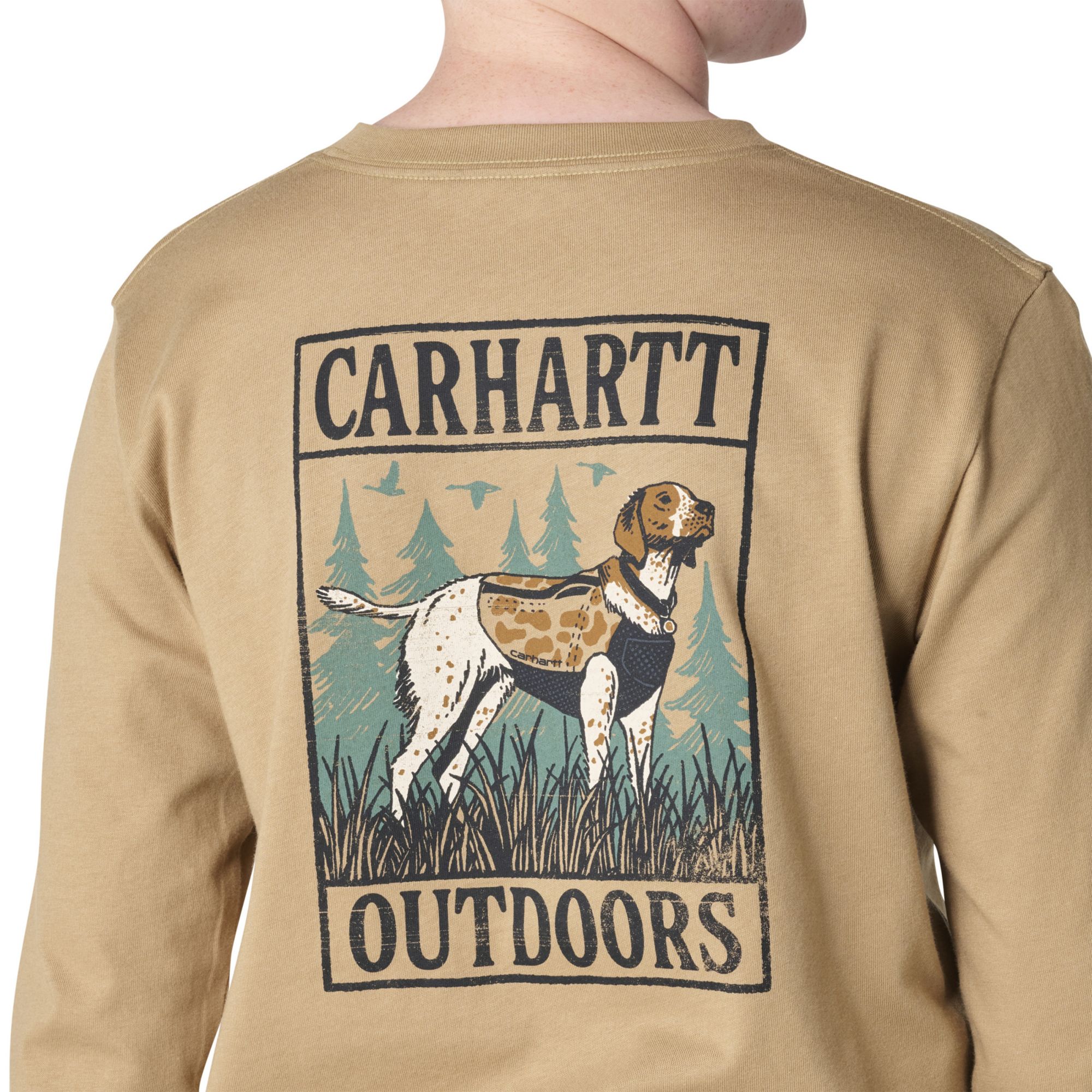 Carhartt Boys' Duck Dog Long-Sleeve Pocket Graphic Tee product image
