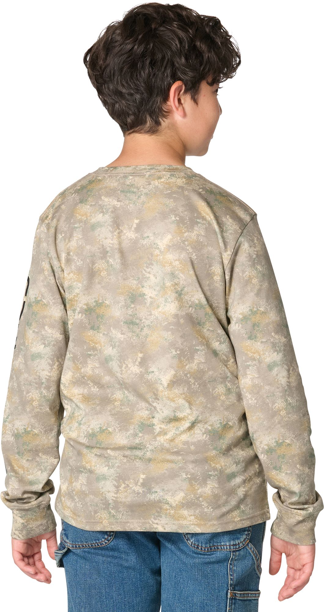 Carhartt Boys' Faded Camo Long-Sleeve Pocket Tee product image